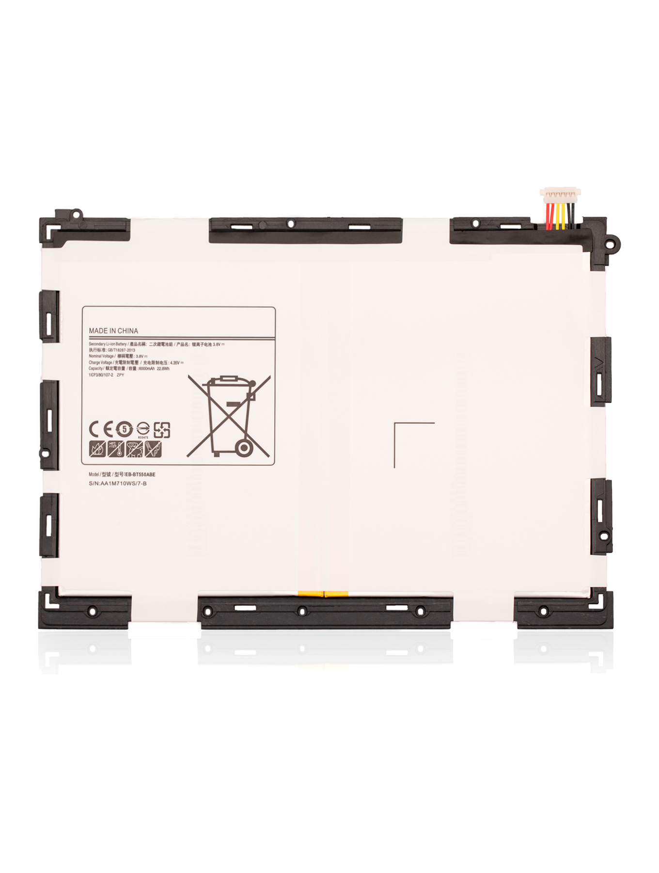 Replacement Battery for Samsung Galaxy Tab A 9.7" (T550/T555) (2015) (EB-BT550ABA/E)