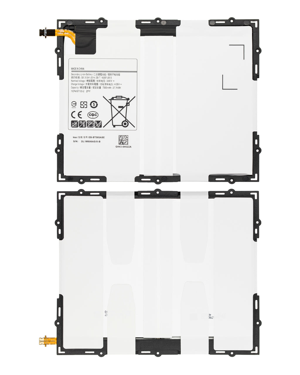 Ersatzakku für Samsung Tab A 10.1" (2016) (T580 / T585 / T587) (EB-BT585ABA)