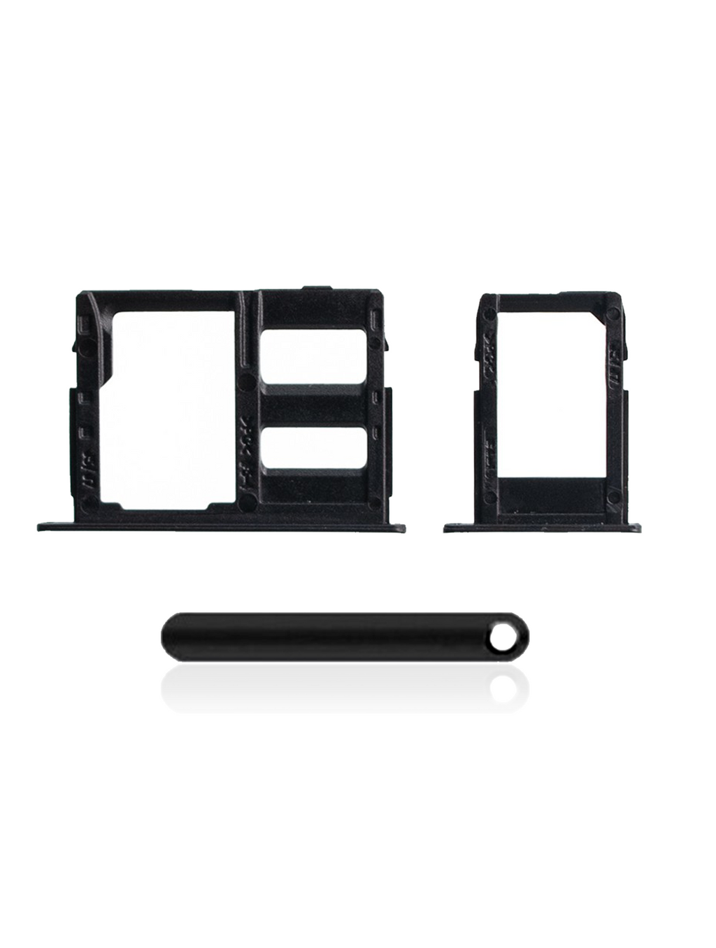 SIM-Kartenhalter für Samsung Galaxy J7 Pro (J730 / 2017) (Schwarz)