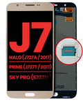 LCD-Display ohne Rahmen Samsung J7 Halo/Prime/Sky Pro Gold Aftermarket Plus
