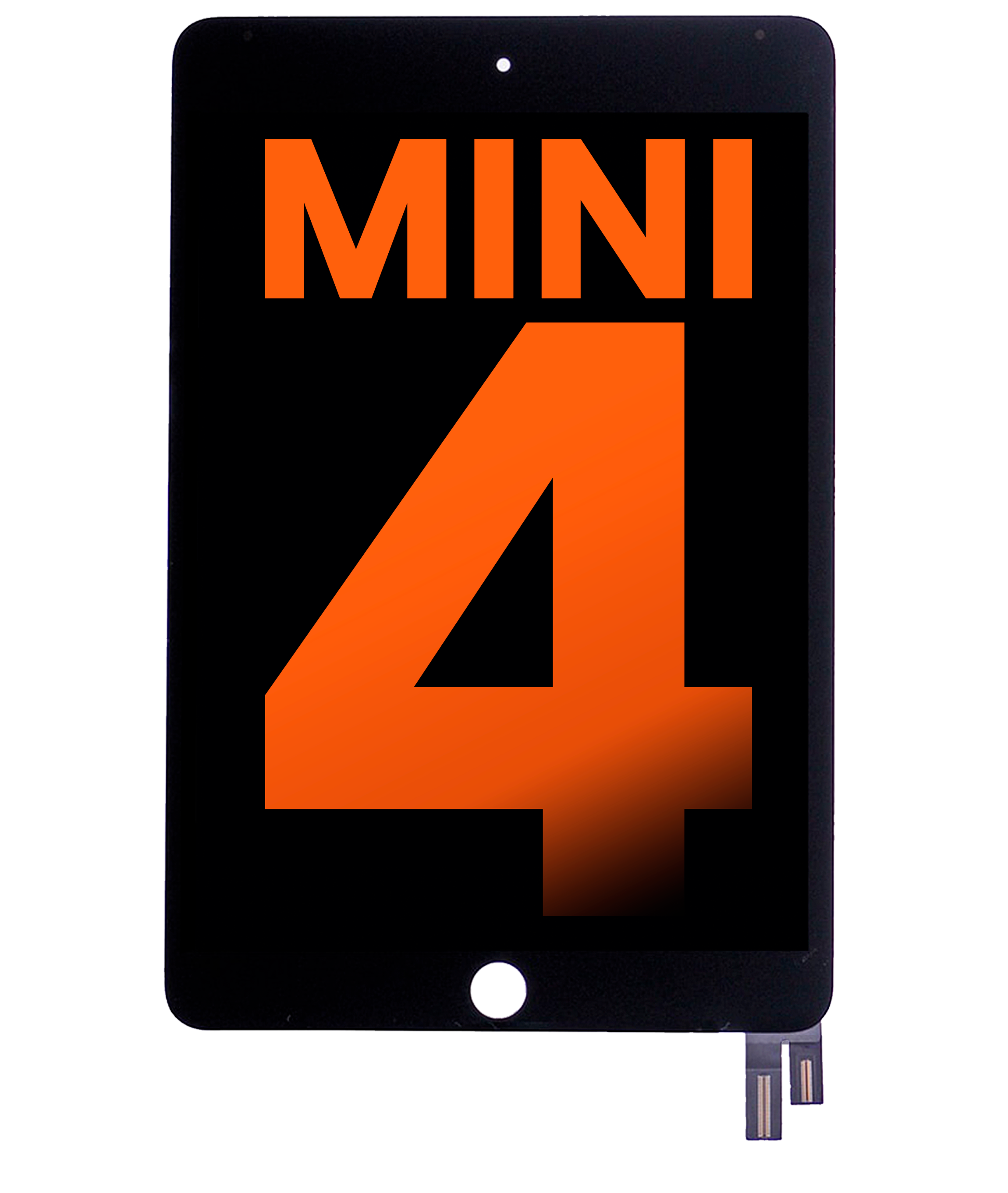 LCD-Display mit Digitizer für iPad Mini 4 (Qualität A, leichte Mängel, Black)