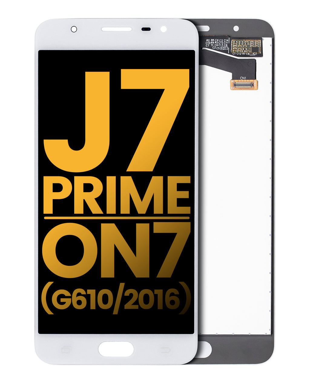 LCD Display without Frame for Samsung Galaxy J7 Prime / On7 (G610 / 2016) (Refurbished) (White)