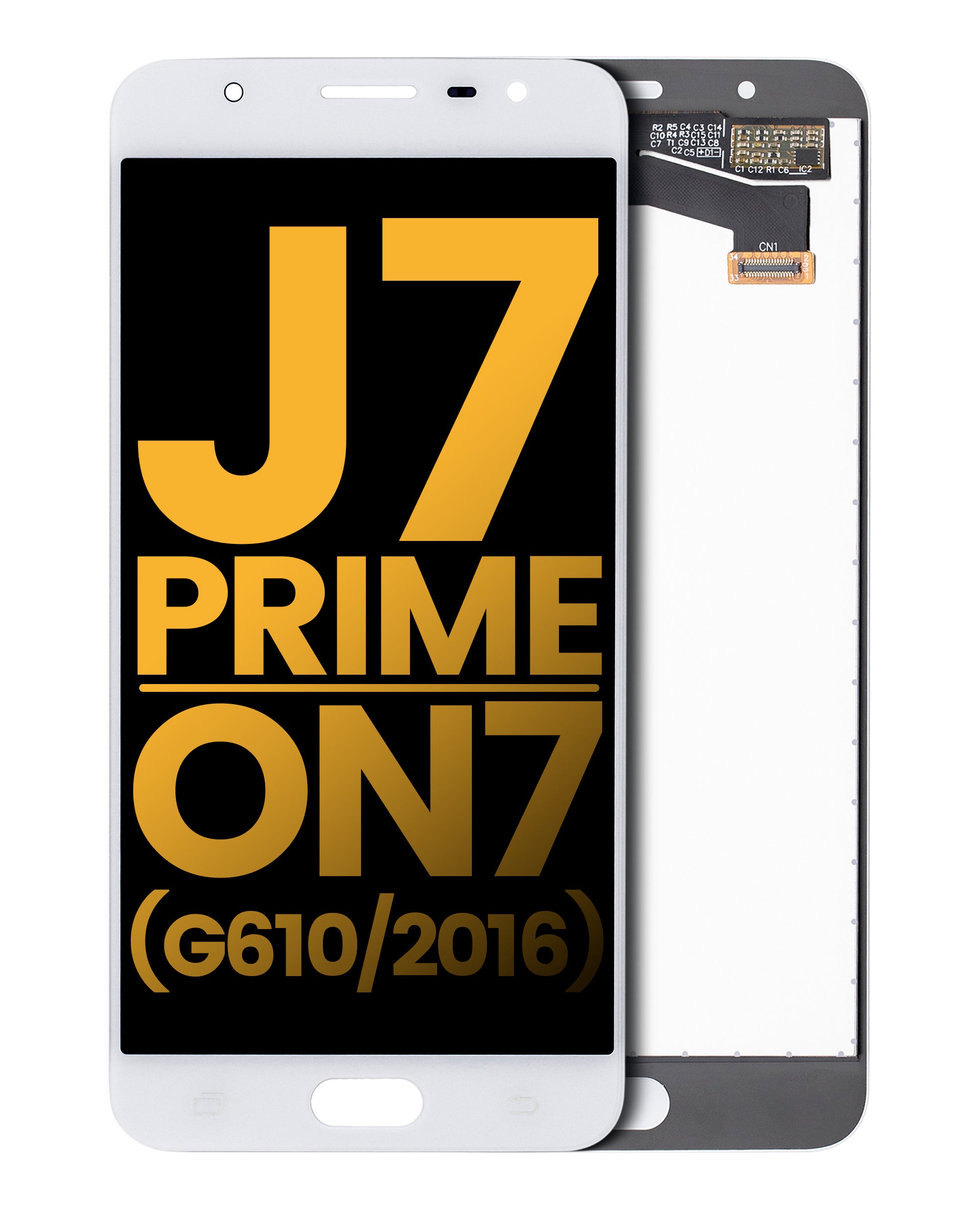 LCD Display without Frame for Samsung Galaxy J7 Prime / On7 (G610 / 2016) (Refurbished) (White)