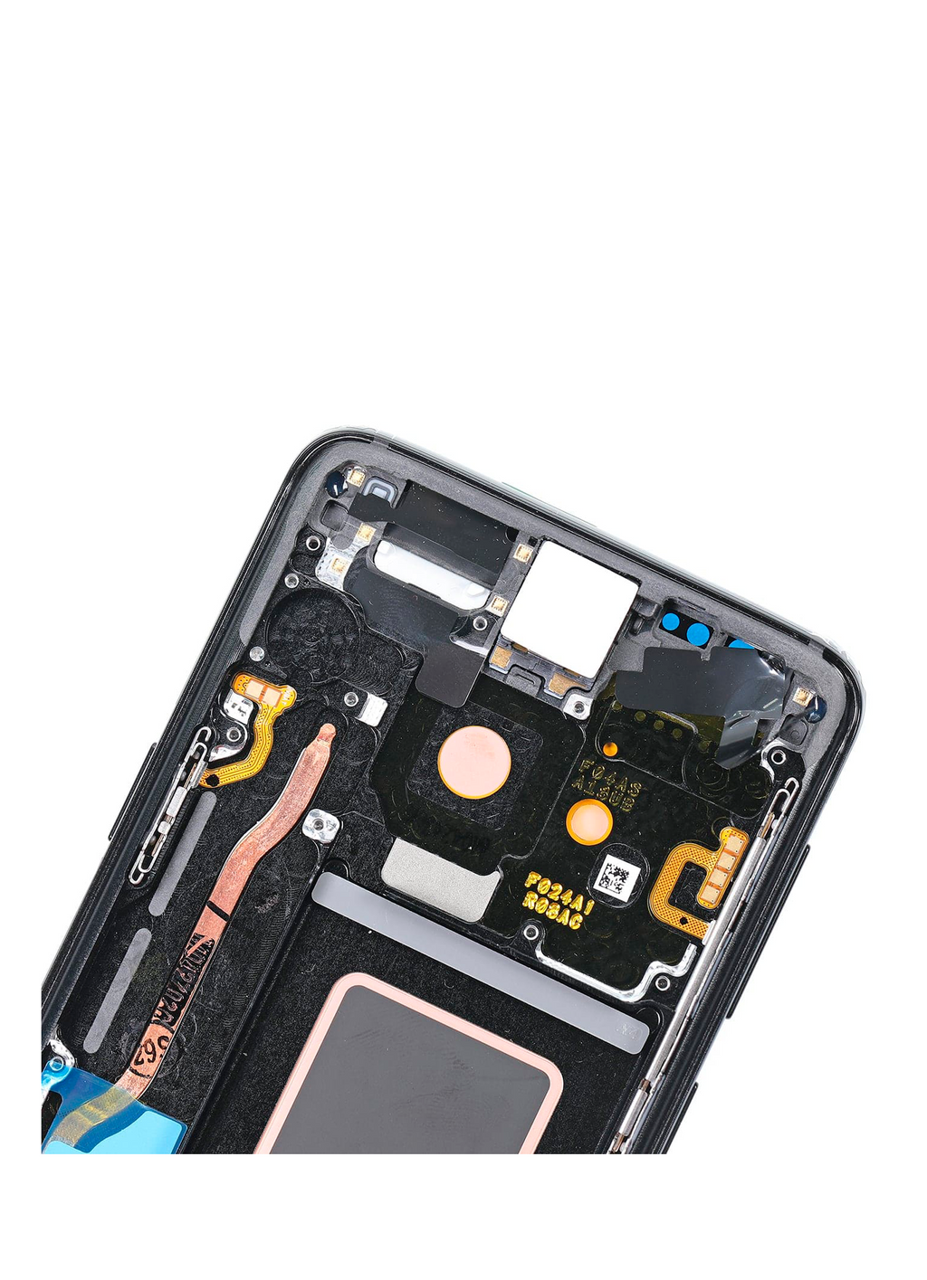 OLED-Display mit Rahmen für Samsung Galaxy S9 (Blemish: Qualität A) (Midnight Schwarz)