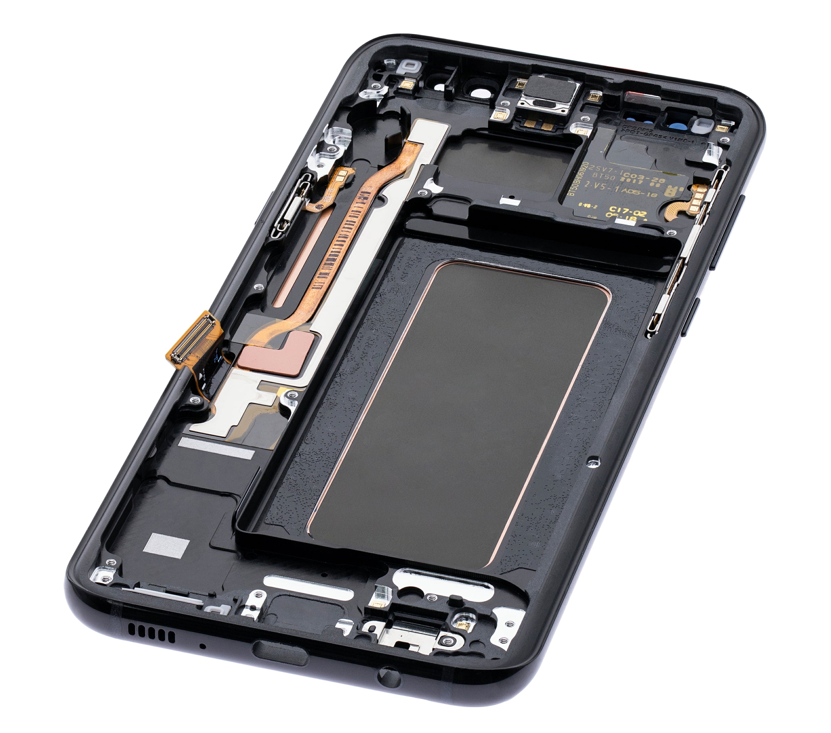OLED-Display mit Rahmen für Samsung Galaxy S8 Plus (Blemish: Qualität B) (Midnight Schwarz)