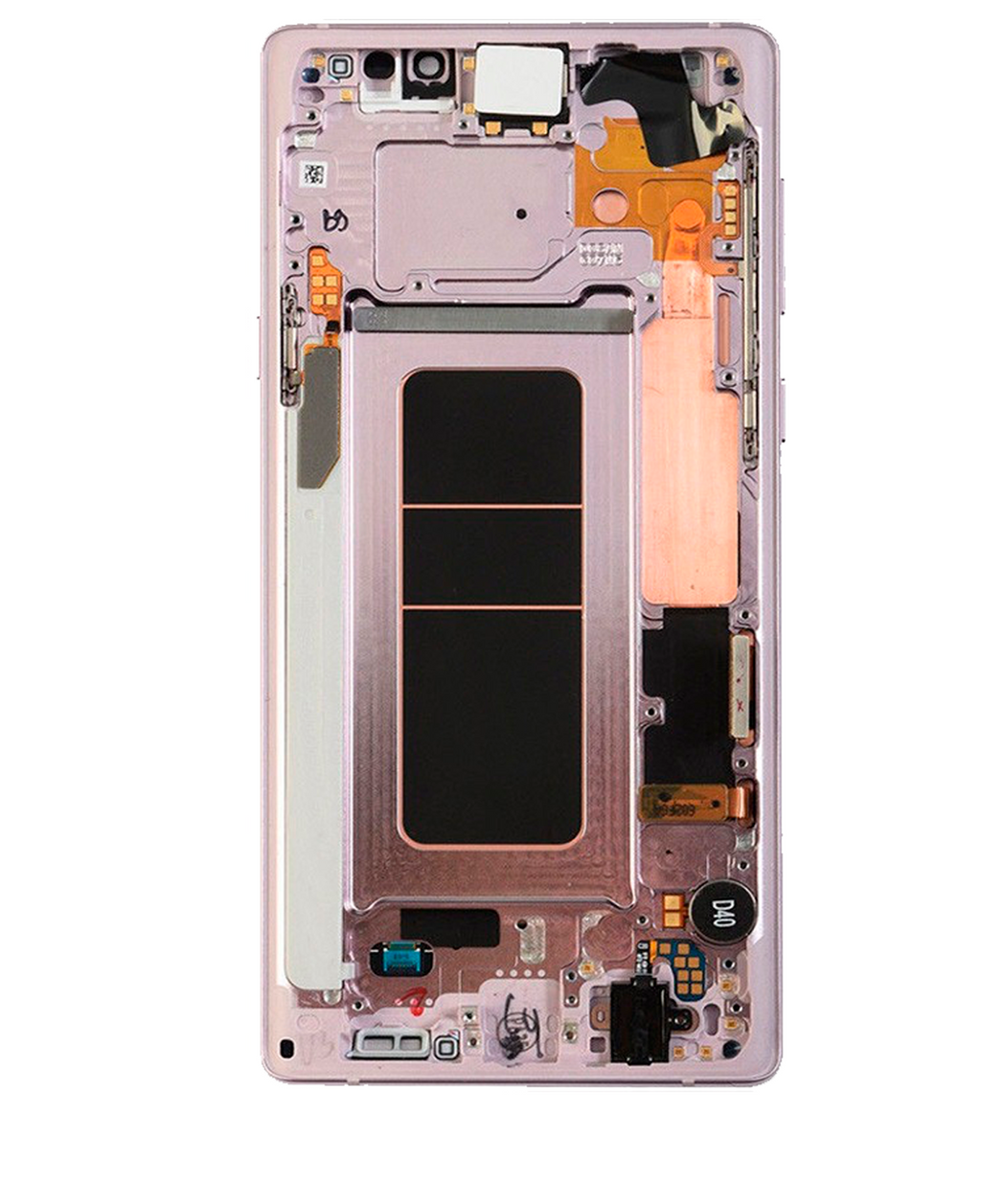OLED-Display mit Rahmen für Samsung Galaxy Note 9 (Aftermarket Plus) (Alpine Wei