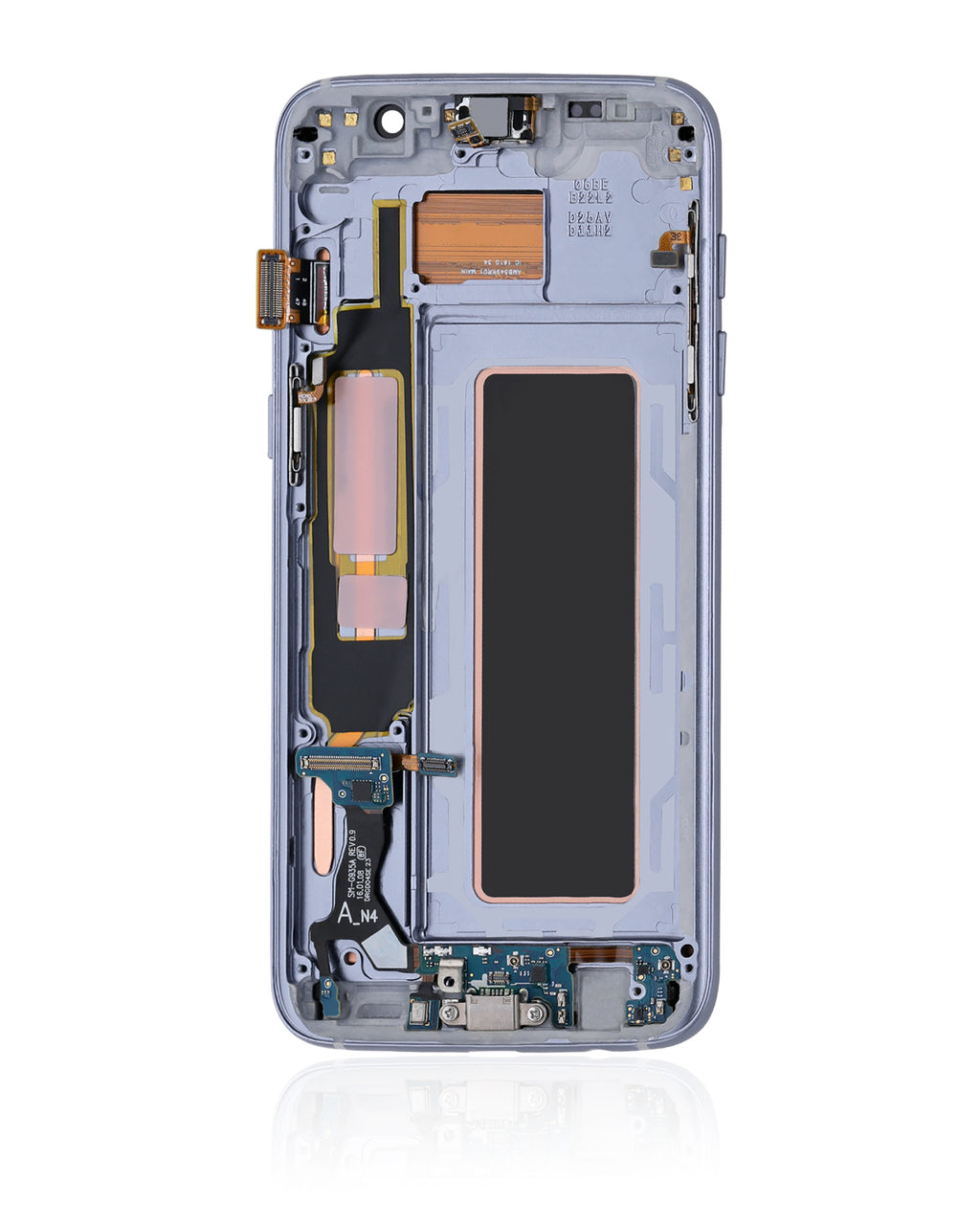 OLED-Display mit Rahmen für Samsung Galaxy S7 Edge G935A (North American Version) (Blemish: Qualität B) (Black Onyx)