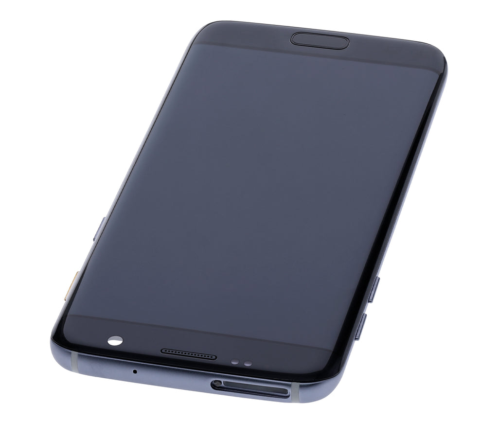 OLED-Display mit Rahmen für Samsung Galaxy S7 Edge G935A (North American Version) (Blemish: Qualität B) (Black Onyx)