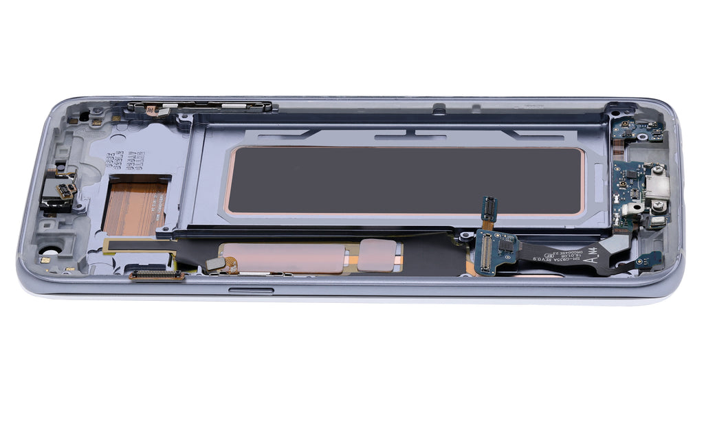 OLED-Display mit Rahmen für Samsung Galaxy S7 Edge G935A (North American Version) (Blemish: Qualität B) (Black Onyx)