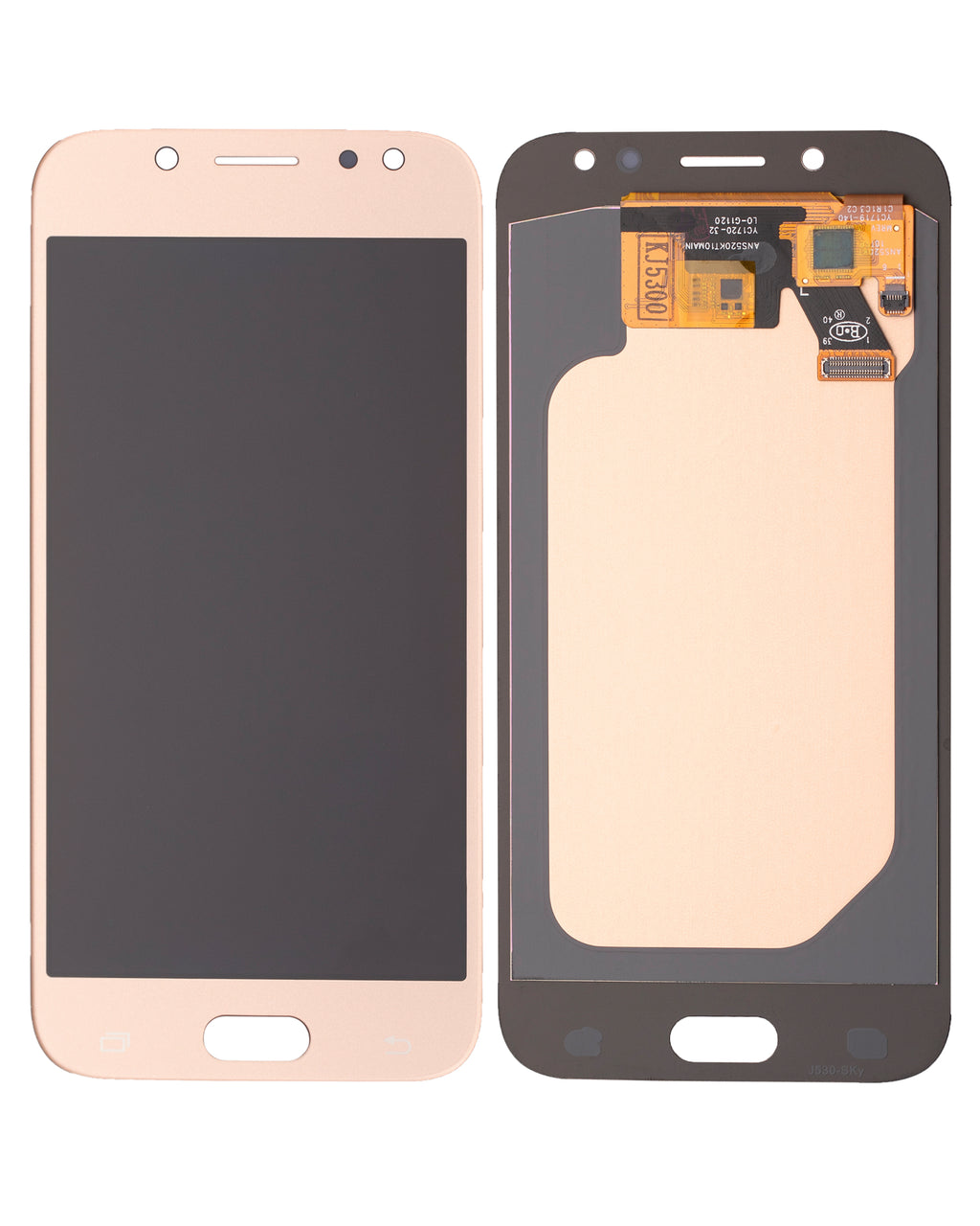 OLED-Display ohne Rahmen für Samsung Galaxy J5 Pro 2017 Gold Premium