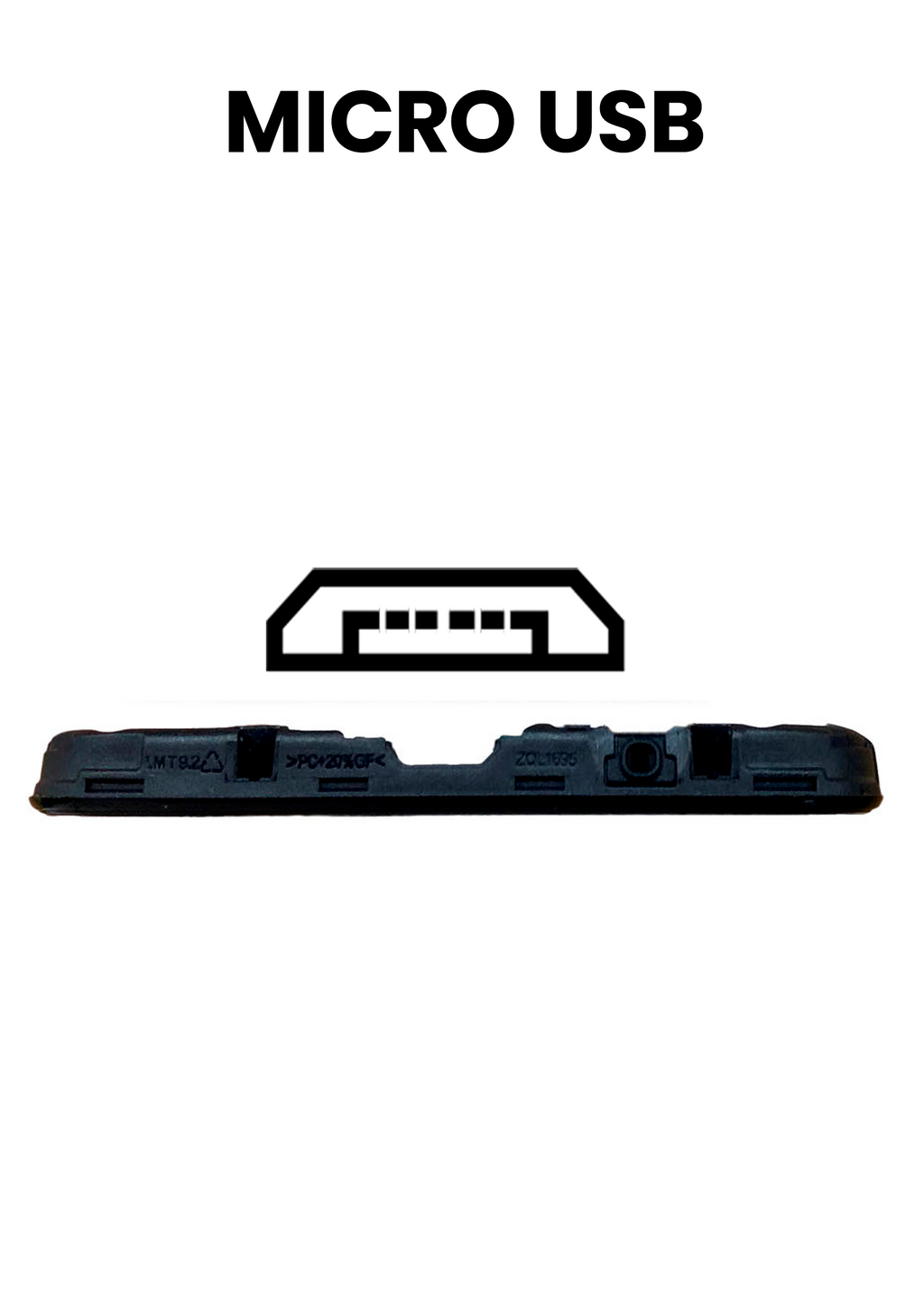 LCD-Display mit Rahmen Samsung Galaxy A01 Micro-USB Service Pack