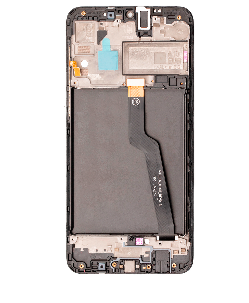 LCD-Display mit Rahmen Samsung Galaxy A10 Refurbished Schwarz