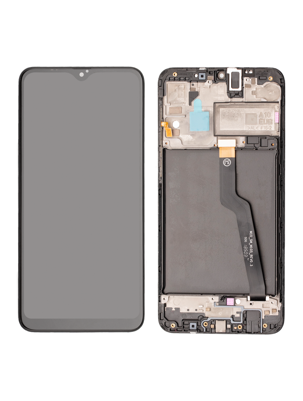 LCD-Display mit Rahmen Samsung Galaxy A10 Refurbished Schwarz