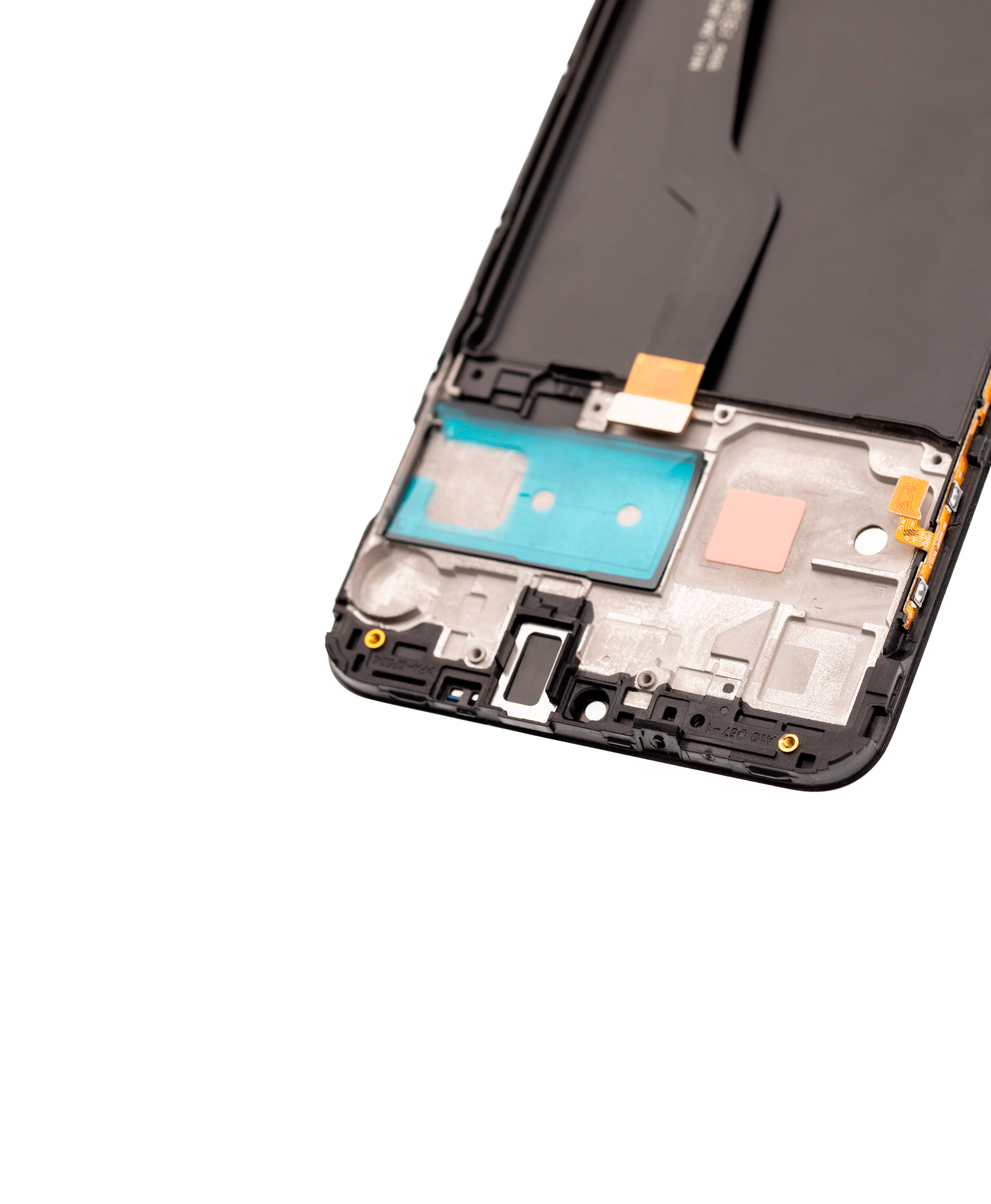 LCD-Display mit Rahmen für Samsung Galaxy A10 (A105 / 2019) (Single Sim) (North American Version) (Refurbished) (Schwarz)