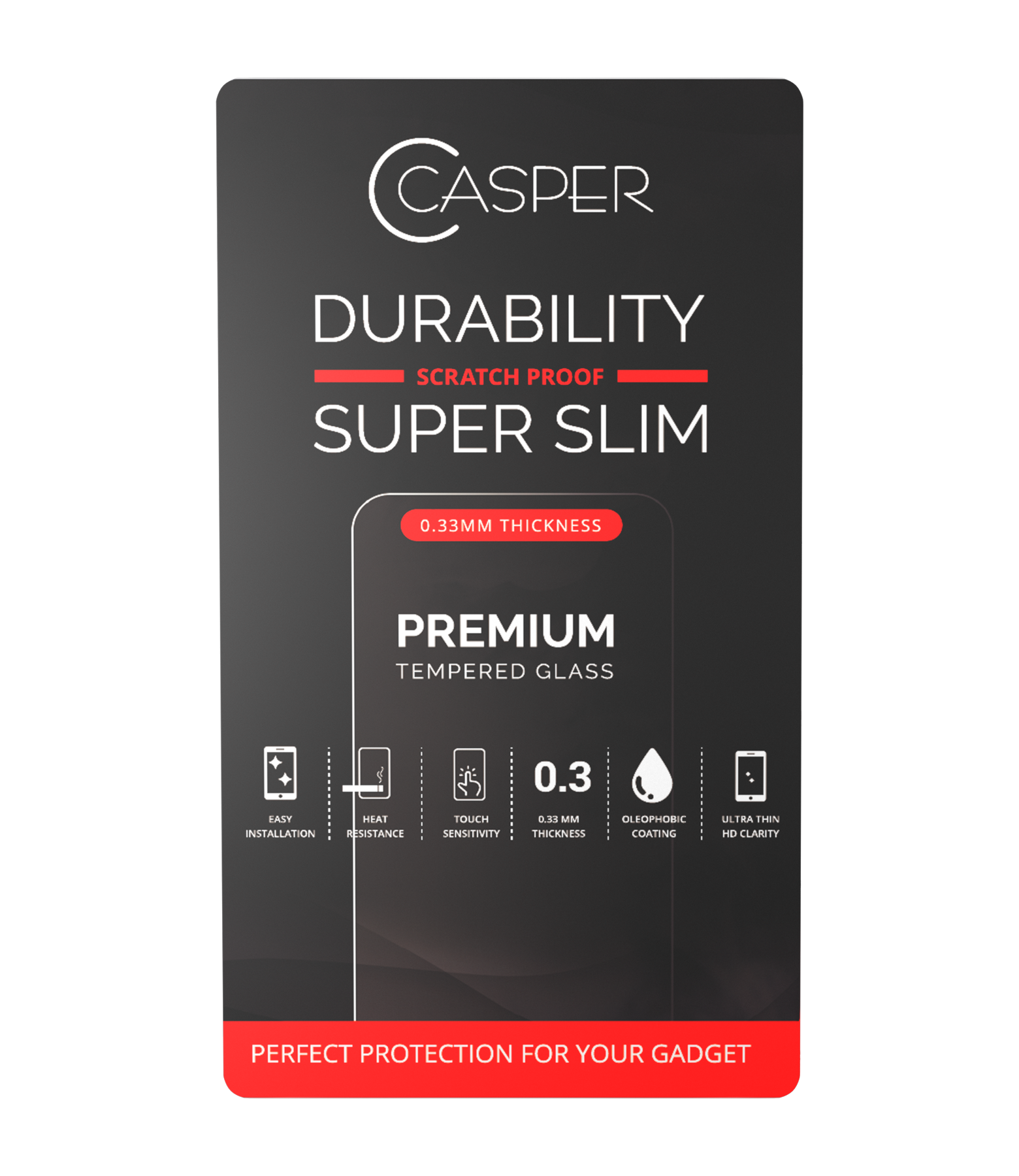 Casper UV Cured Glass with Glue for Samsung Galaxy S10 (Case Compatible) (Retail Pack)