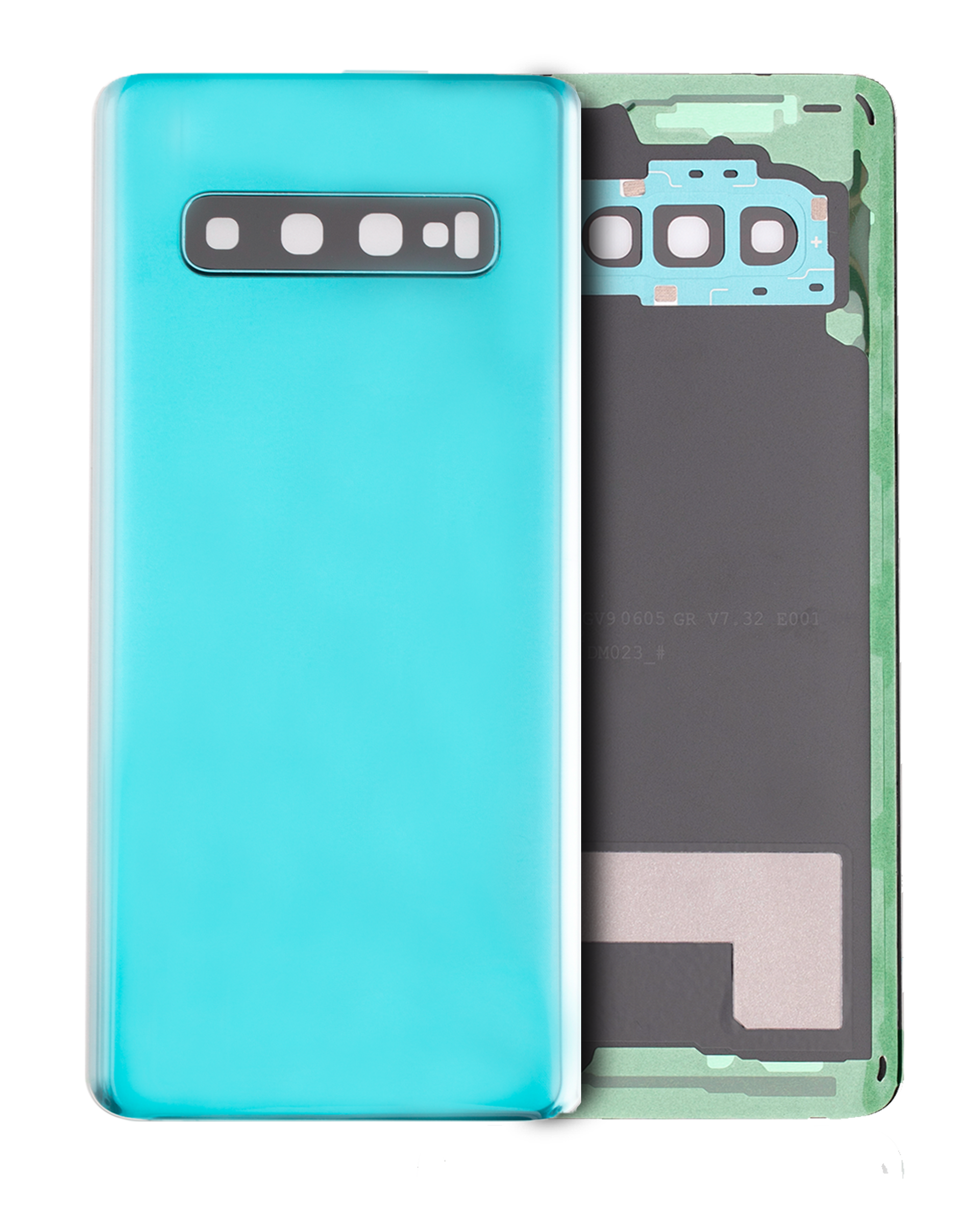 Samsung Galaxy S10 Backcover Kameralinse Prism Green Aftermarket Plus