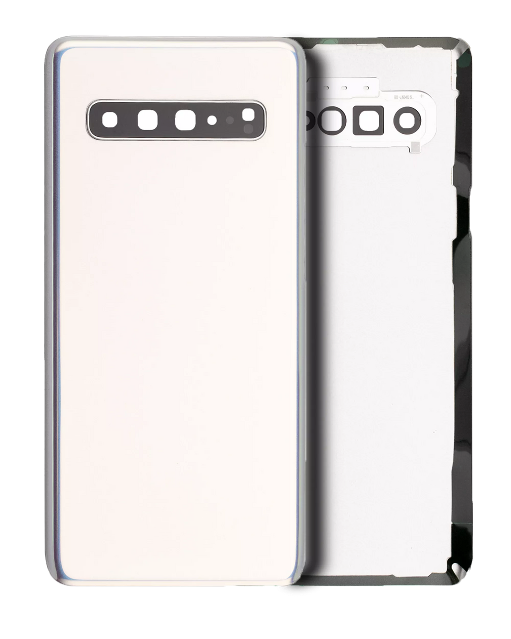 Back Cover with Camera Lens for Samsung Galaxy S10 5G (No Logo) (Aftermarket Plus) (Crown Silver)