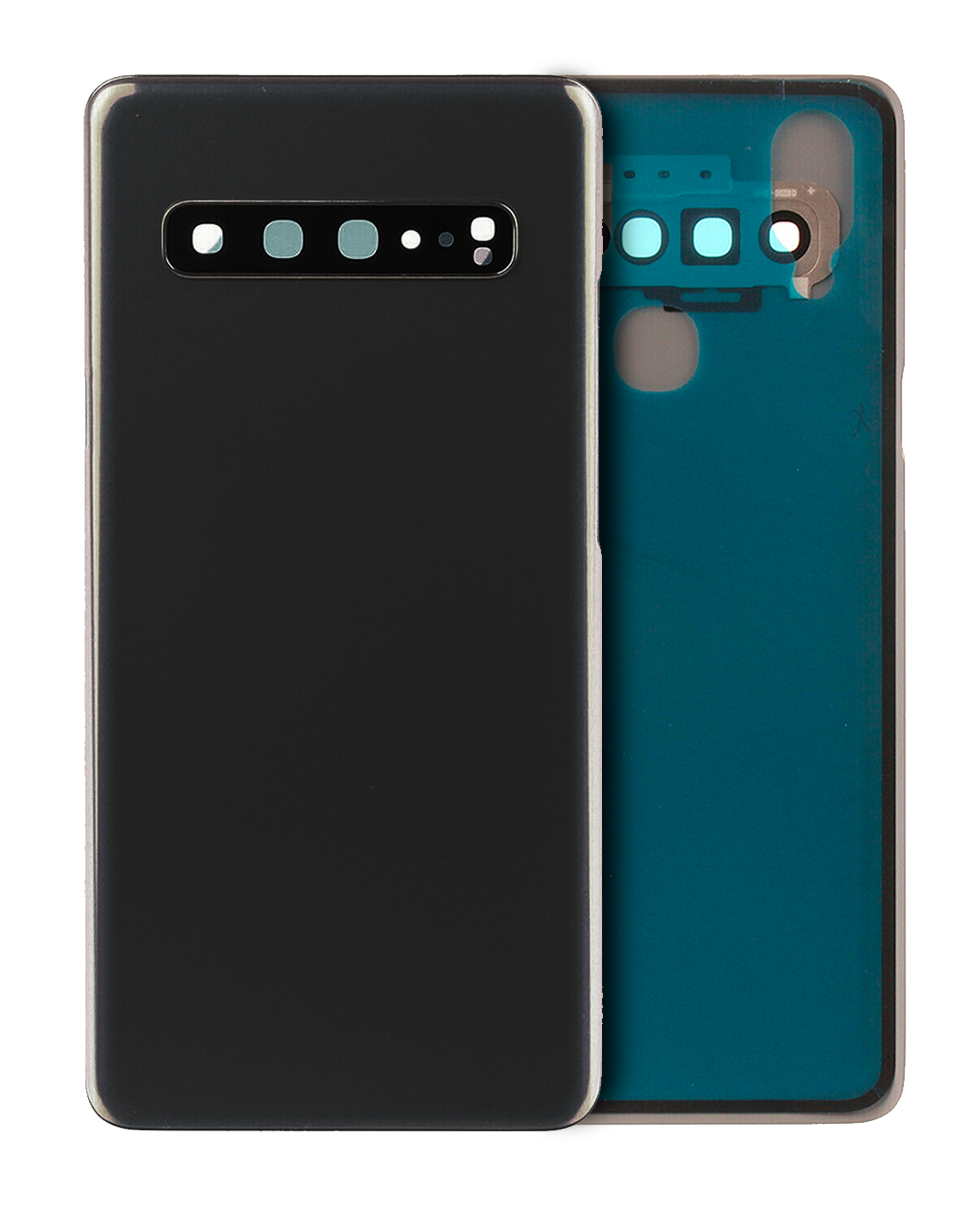 Samsung Galaxy S10 5G Backcover-Glas Kameralinse Prism Black Aftermarket Plus
