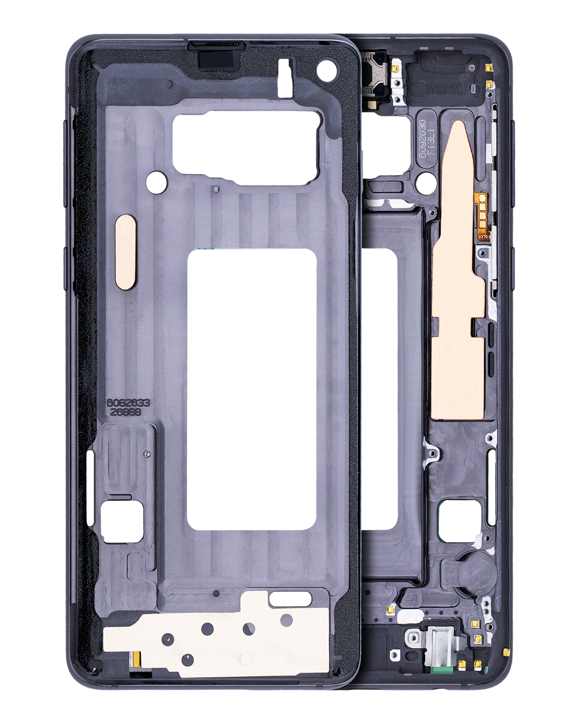 Midframe/Frame for Samsung Galaxy S10 (with small parts) (Prism Black)