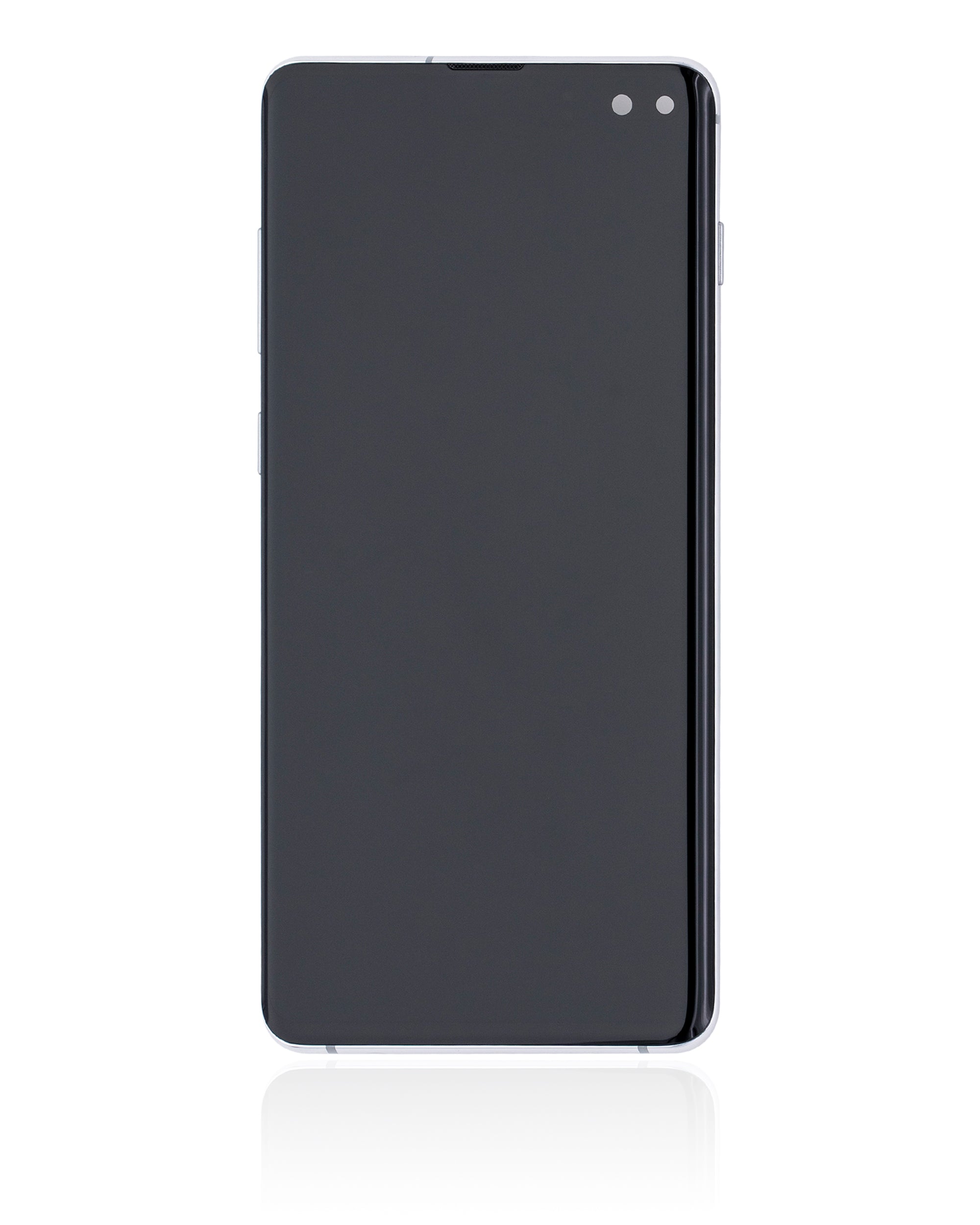 OLED Display with Frame for Samsung Galaxy S10 Plus (Refurbished) (Prism White)