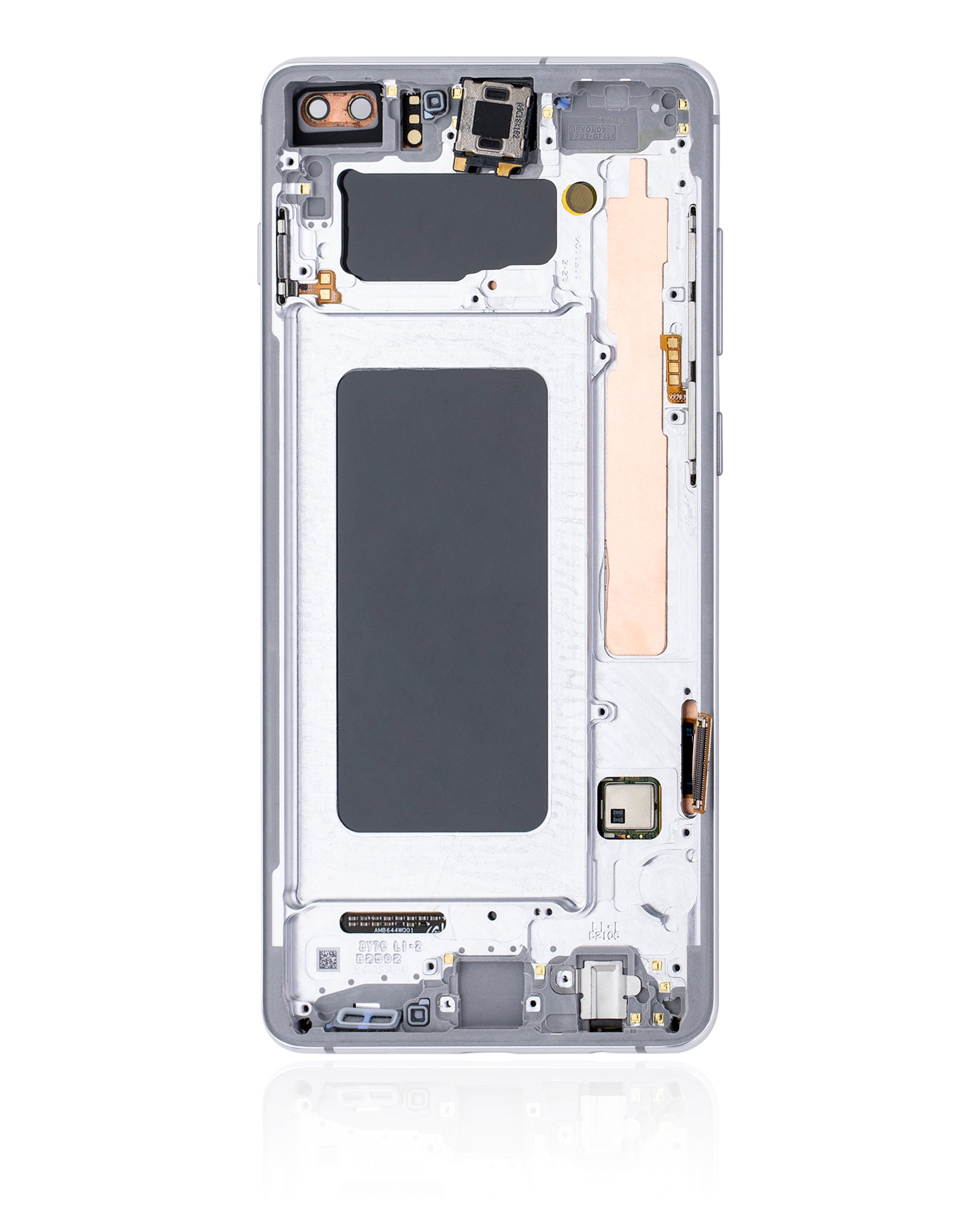 OLED Display with Frame for Samsung Galaxy S10 Plus (Refurbished) (Prism White)