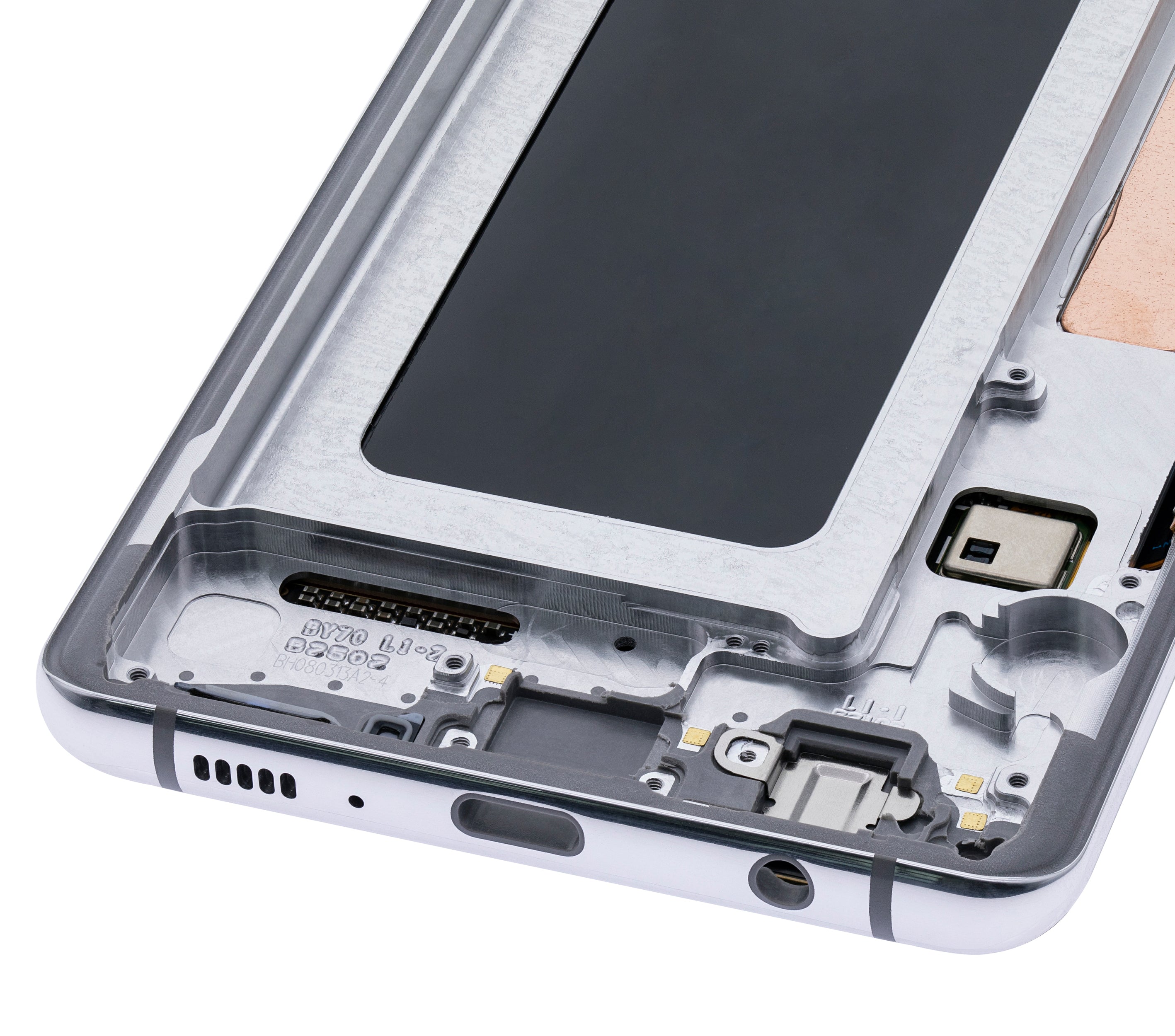 OLED Display with Frame for Samsung Galaxy S10 Plus (Refurbished) (Prism White)