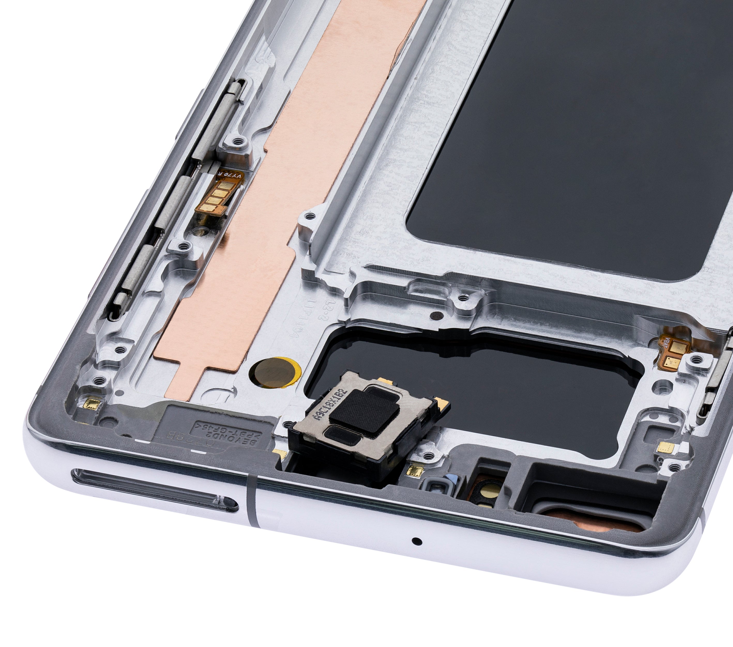 OLED Display with Frame for Samsung Galaxy S10 Plus (Refurbished) (Prism White)