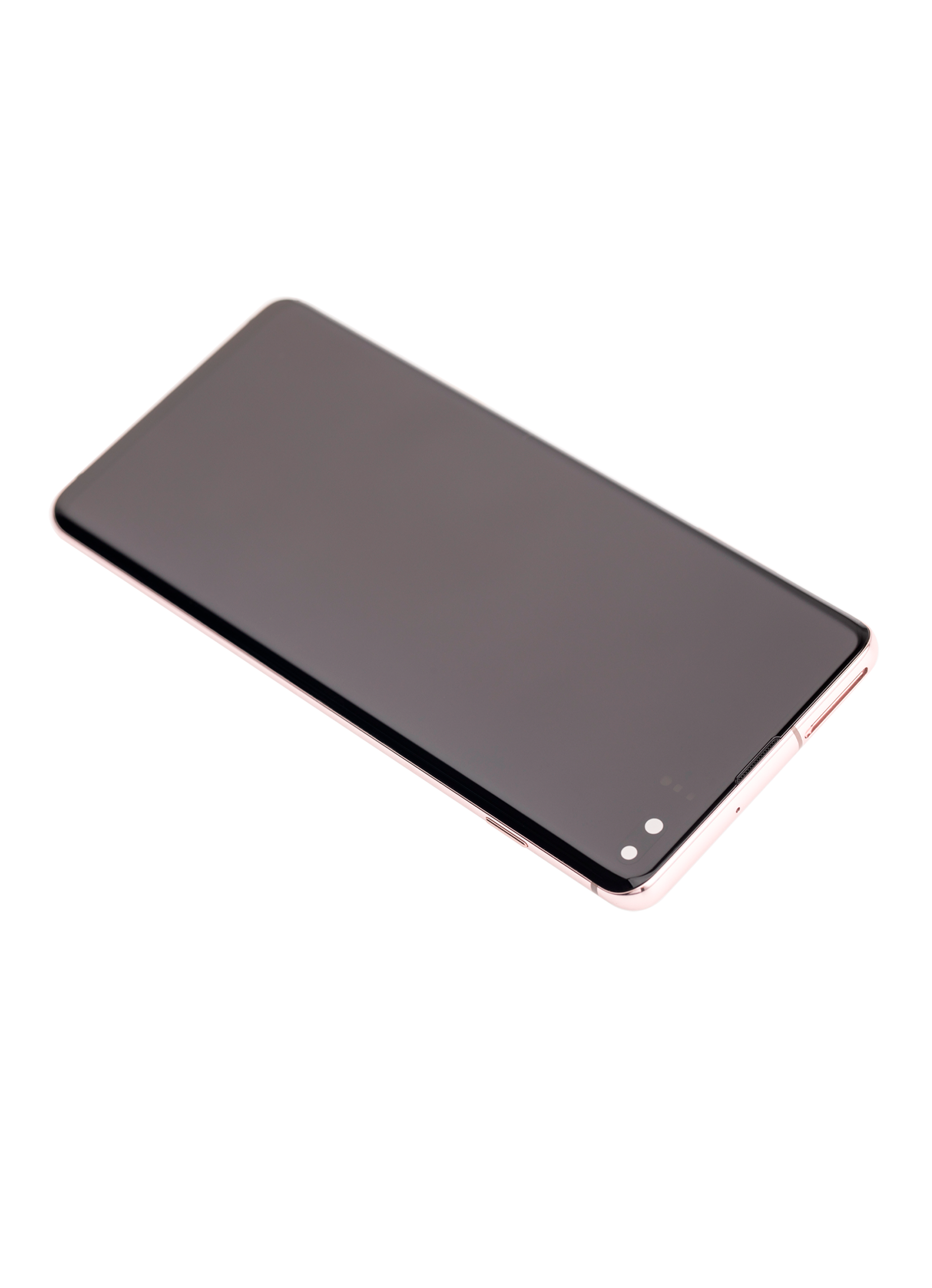 OLED-Display mit Rahmen für Samsung Galaxy S10 Plus (Svc Pack) (Flamingo Pink)