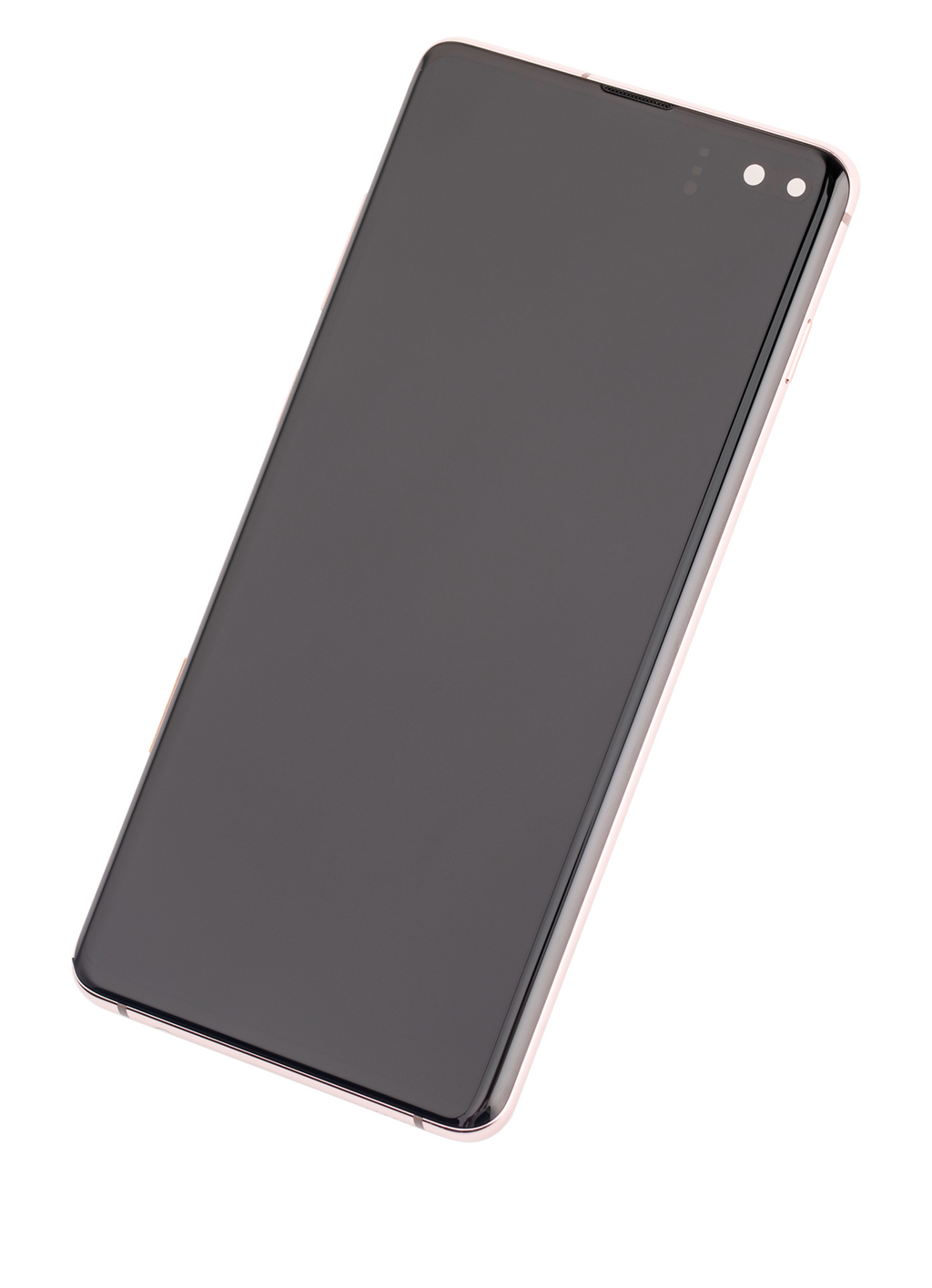 OLED-Display mit Rahmen für Samsung Galaxy S10 Plus (Svc Pack) (Flamingo Pink)