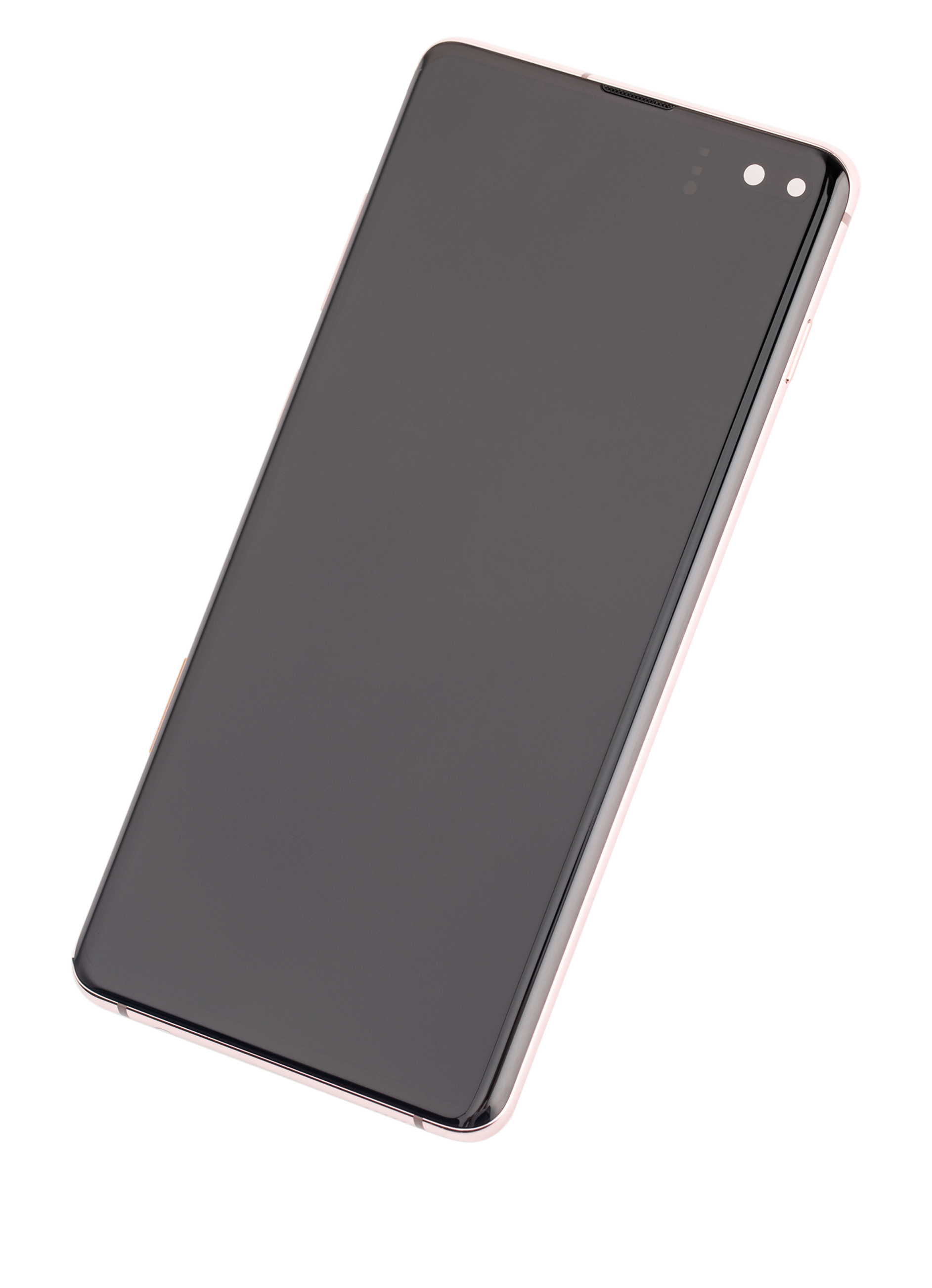 OLED-Display mit Rahmen für Samsung Galaxy S10 Plus (Svc Pack) (Flamingo Pink)