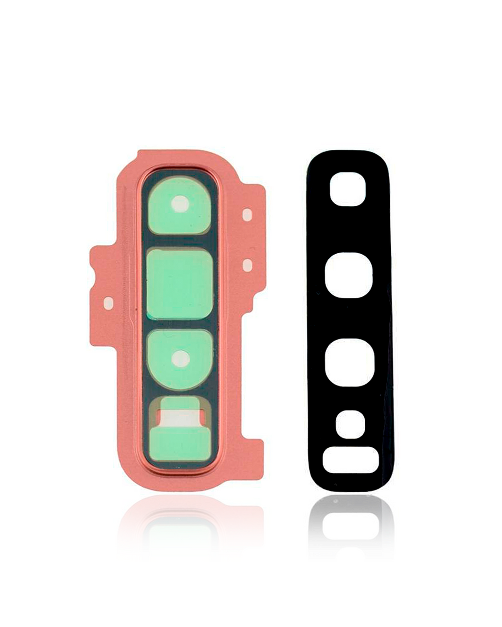 Camera Lens Rear with Cover Frame Ring for Samsung Galaxy S10 Plus (Pink)