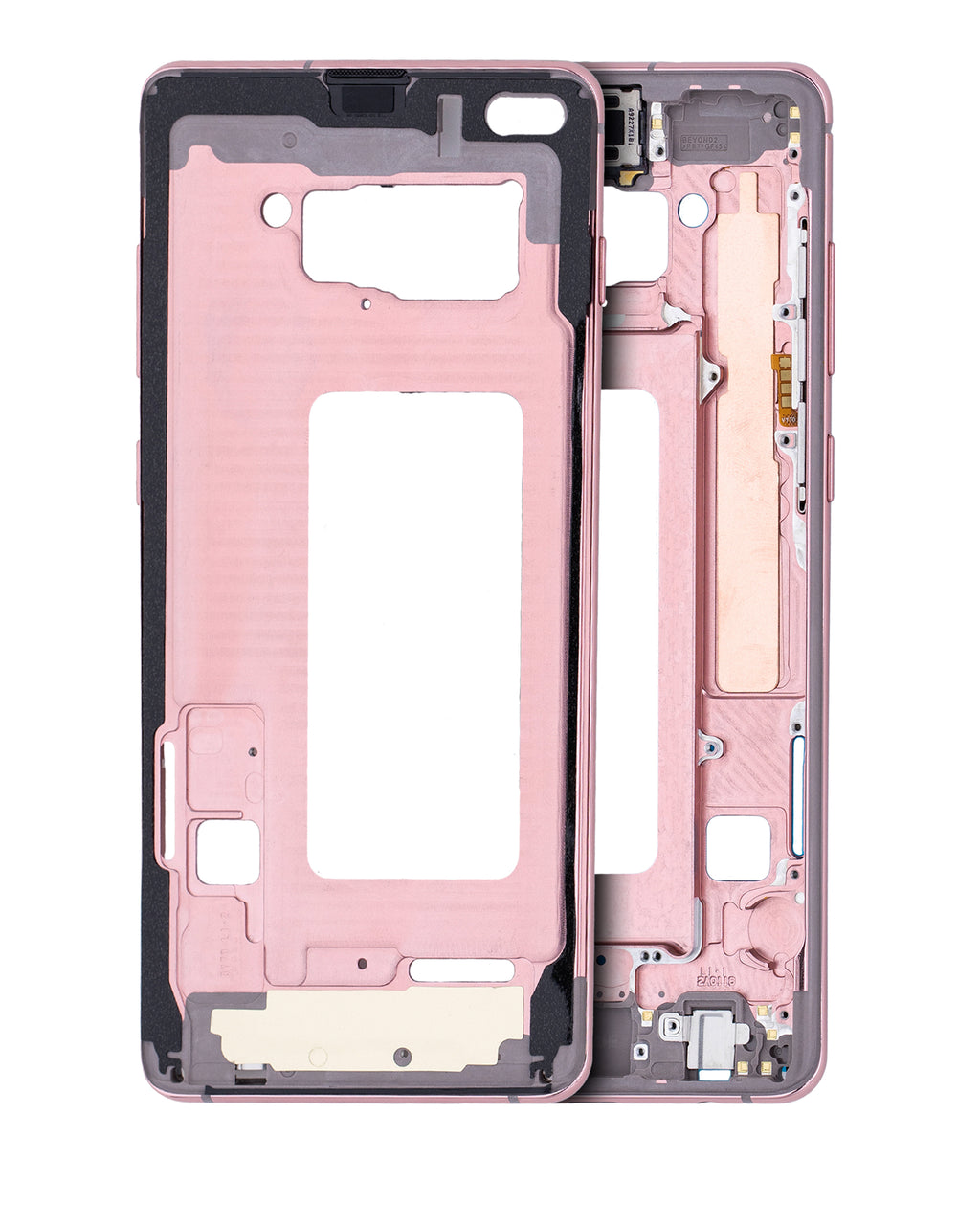 Midframe/Rahmen für Samsung Galaxy S10 Plus (mit Kleinteilen) (Flamingo Pink)
