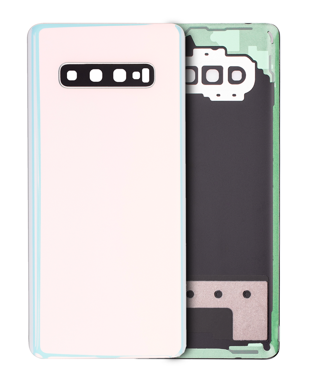 Backcover mit Kameralinse Samsung Galaxy S10 Plus Prism White ohne Logo Aftermar