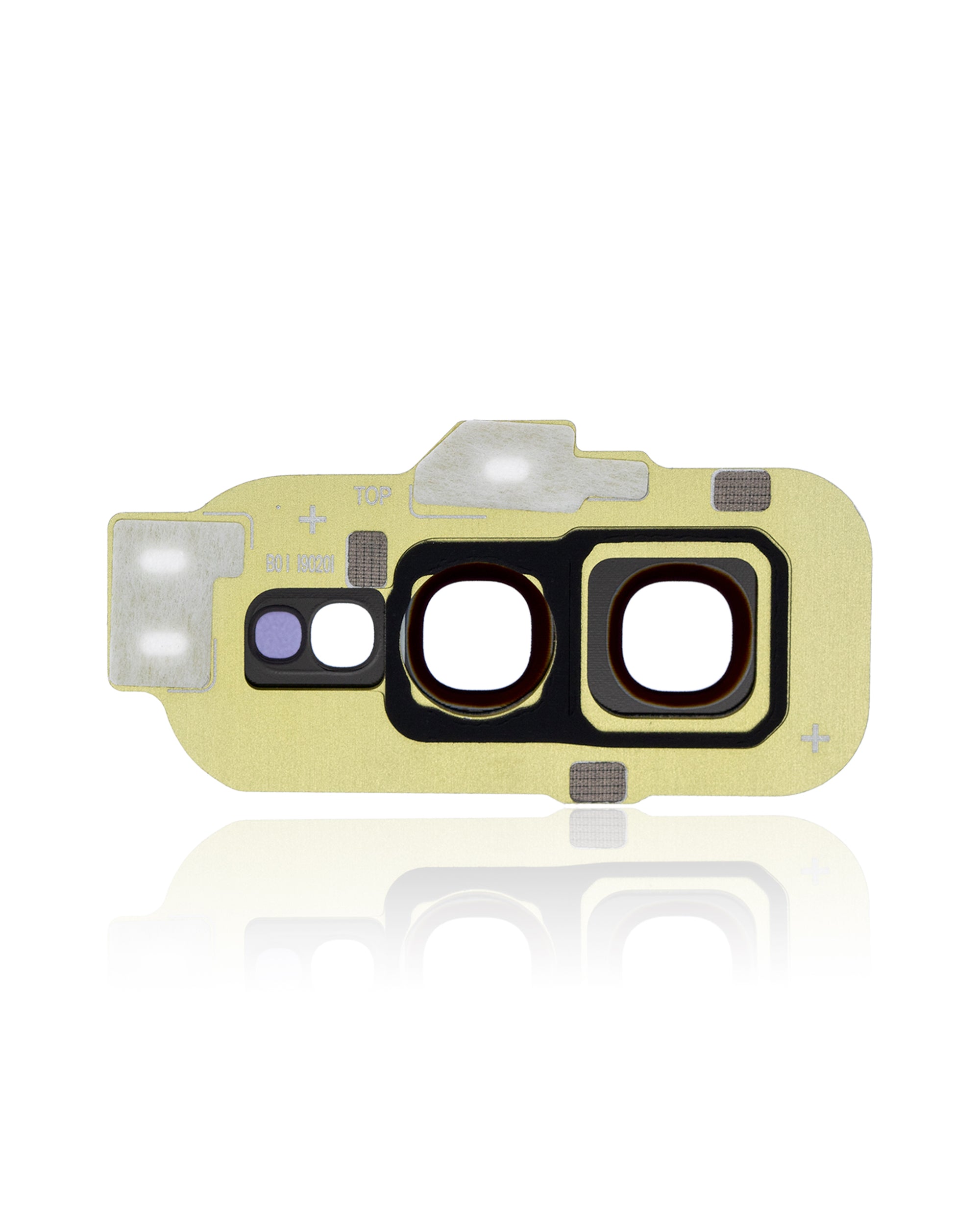 Rear Camera Lens with Cover and Frame Ring for Samsung Galaxy S10e (Gold)