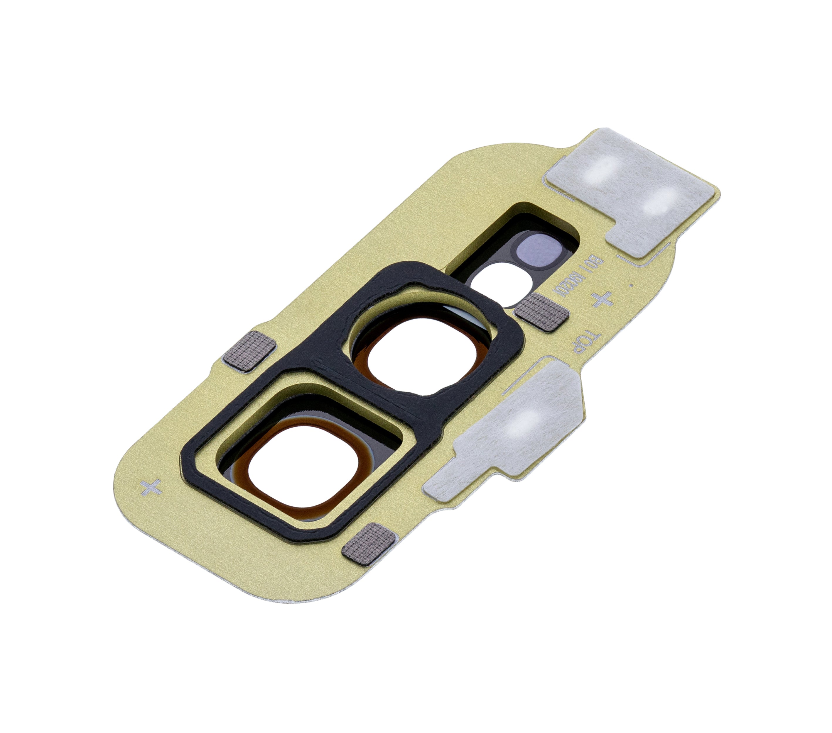Rear Camera Lens with Cover and Frame Ring for Samsung Galaxy S10e (Gold)