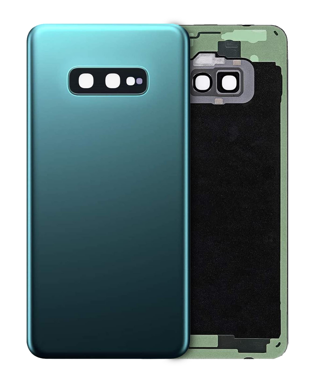 Samsung Galaxy S10E Backcover mit Kamera Grün Ohne Logo Aftermarket+