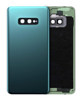 Back cover with camera lens for Samsung Galaxy S10E (No Logo) (Aftermarket Plus) (Prism Green)