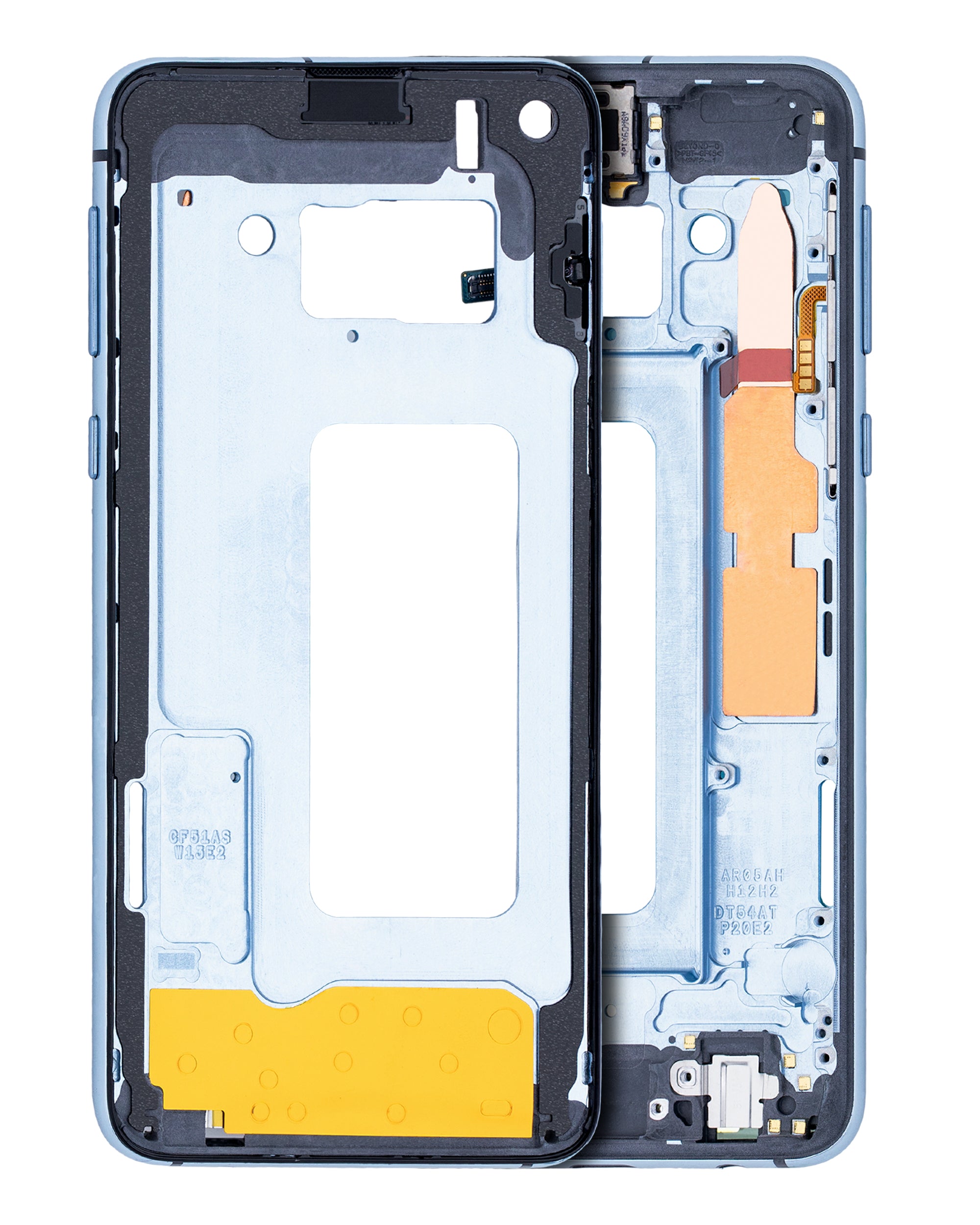 Midframe/Rahmen für Samsung Galaxy S10E (mit Kleinteilen) (Prism Blue)