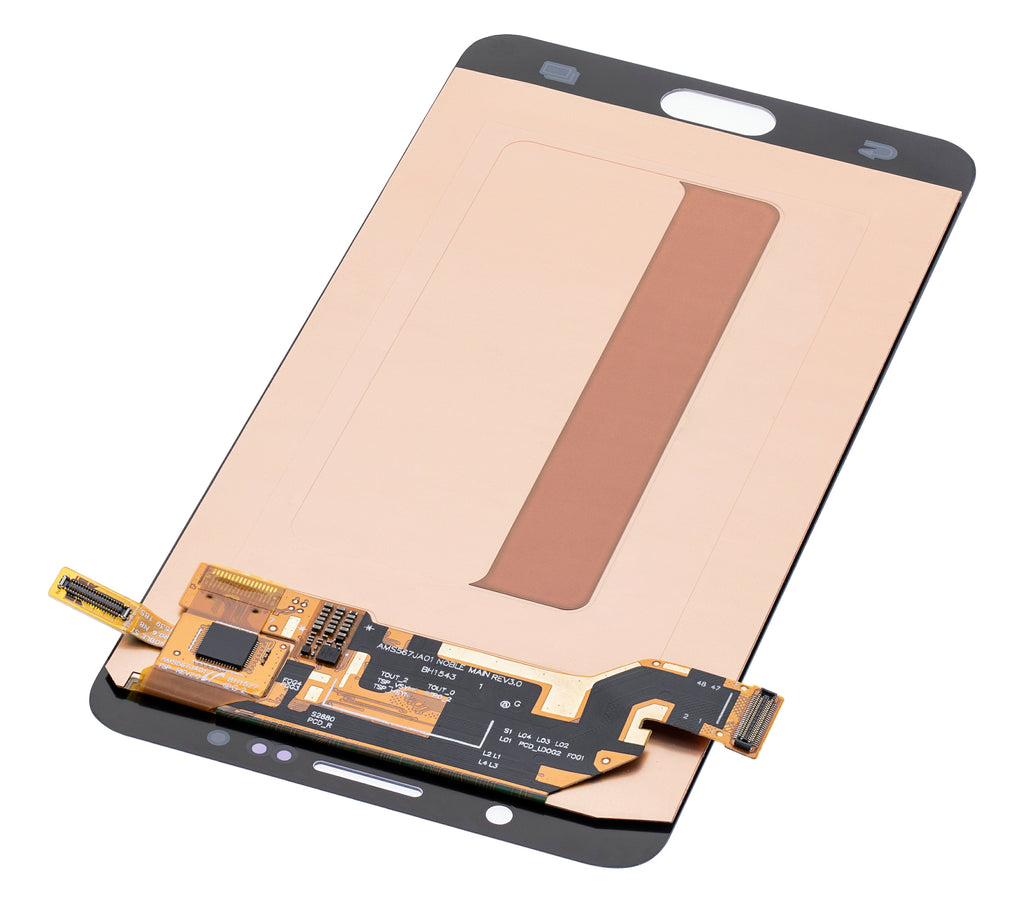OLED-Display ohne Rahmen für Samsung Galaxy Note 5 (Aftermarket Plus) (Black Sapphire)