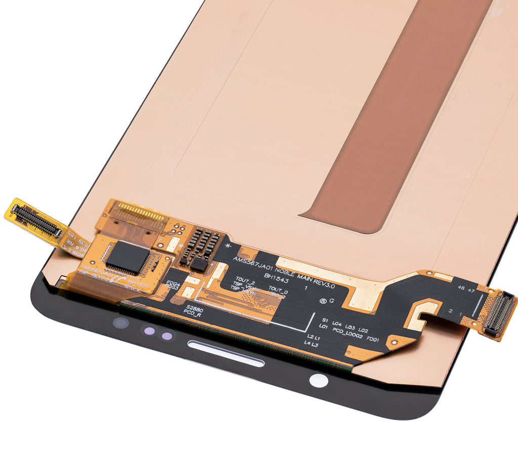 OLED-Display ohne Rahmen für Samsung Galaxy Note 5 (Aftermarket Plus) (Black Sapphire)