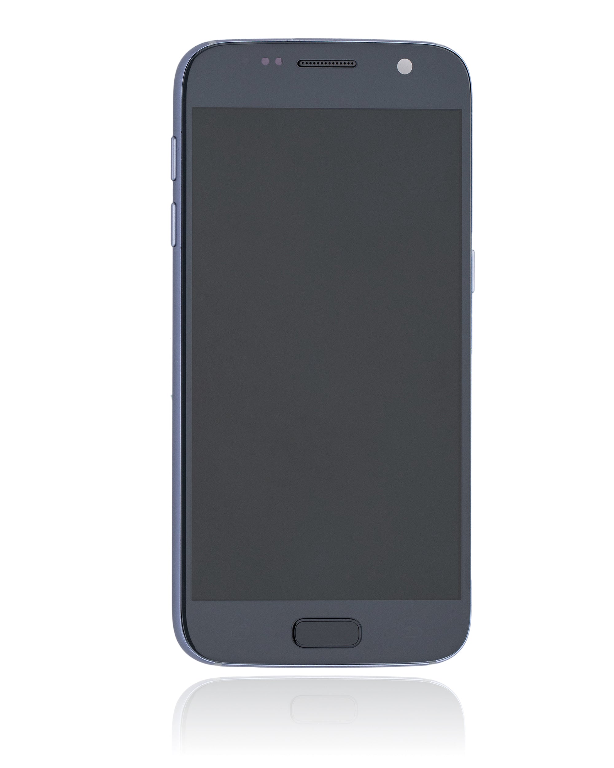 OLED-Display mit Rahmen für Samsung Galaxy S7 (All US Models) (Aftermarket Plus) (Black Onyx)