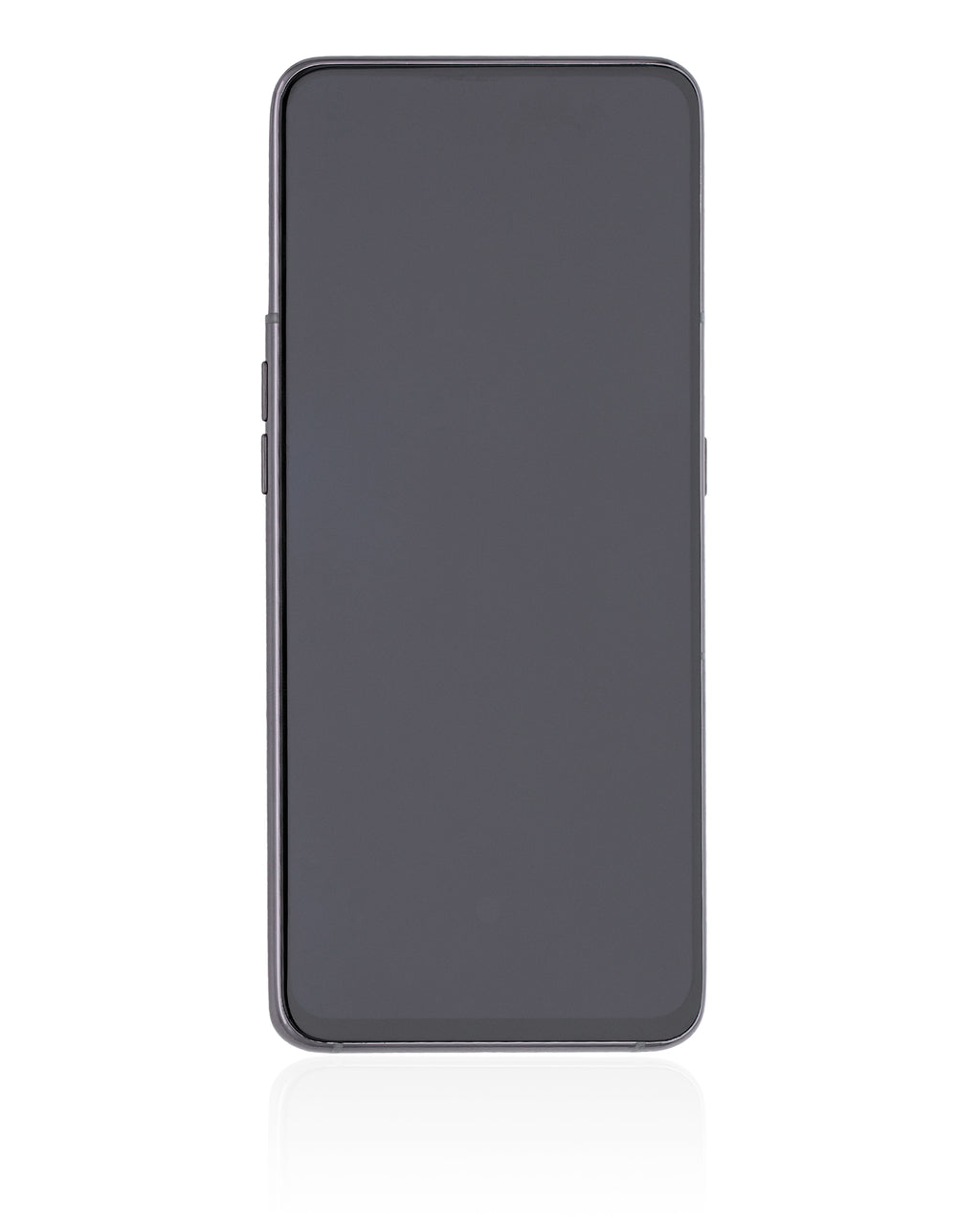 OLED-Display mit Rahmen für Galaxy A80 Phantom Black Generalüberholt