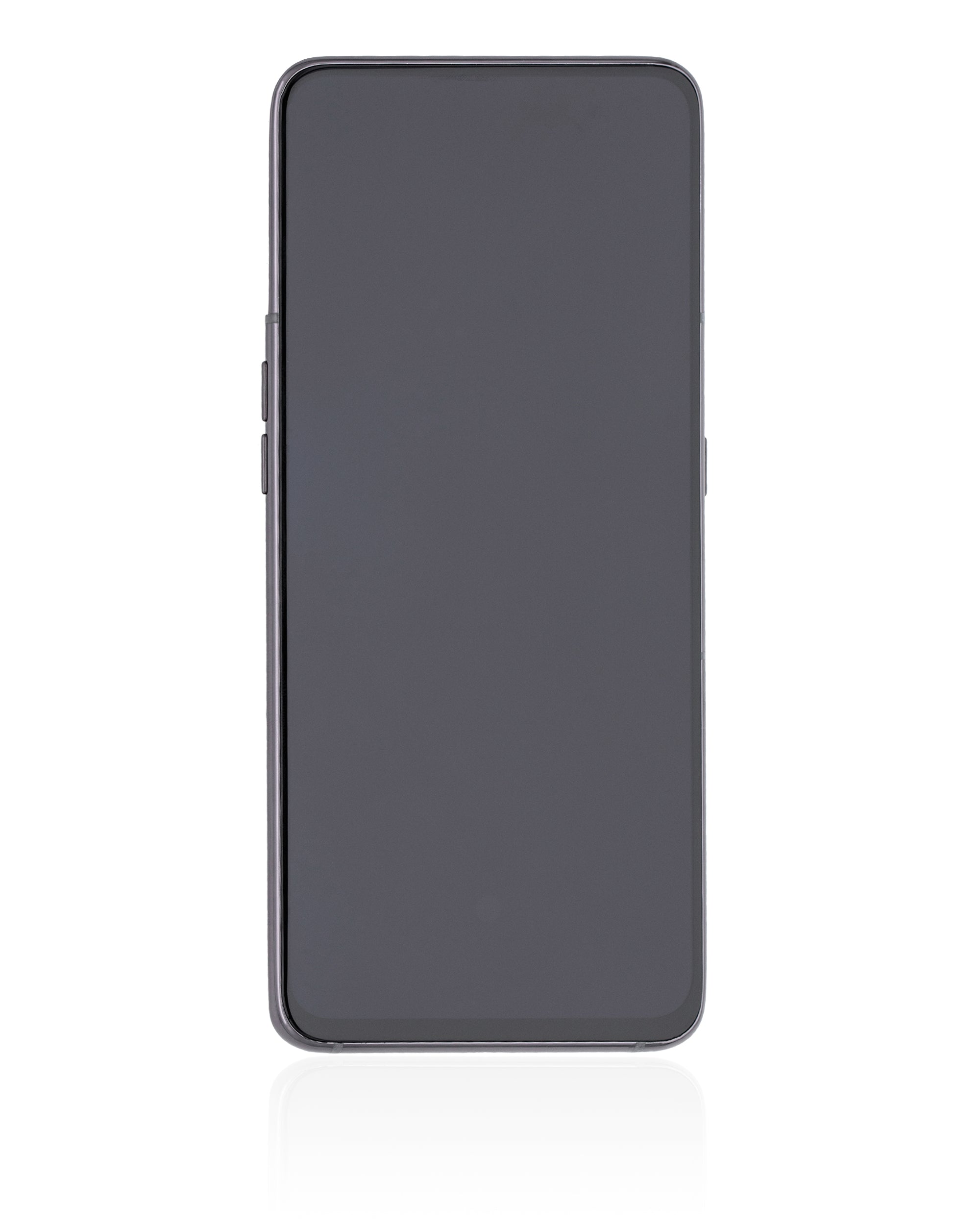 OLED-Display mit Rahmen für Galaxy A80 Phantom Black Generalüberholt