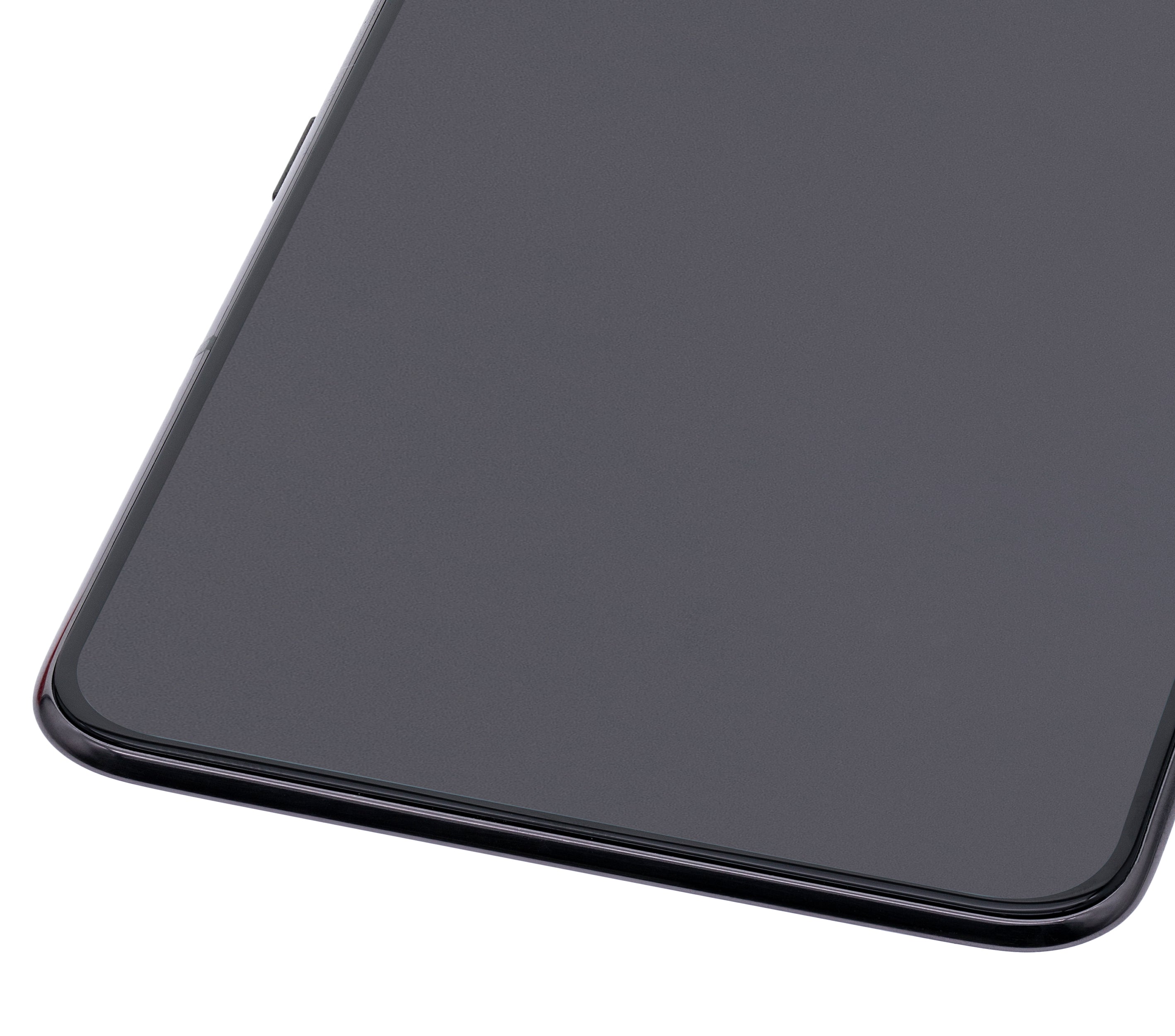 OLED-Display mit Rahmen für Galaxy A80 Phantom Black Generalüberholt