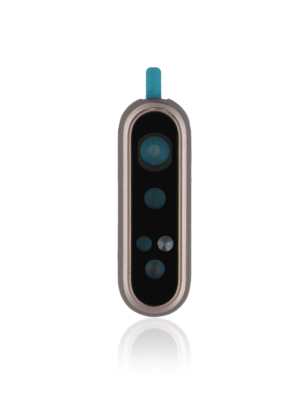 Kameralinse hinten mit Halterung / Bezel für Samsung Galaxy A80 (A805 / 2019) (Angel Gold)