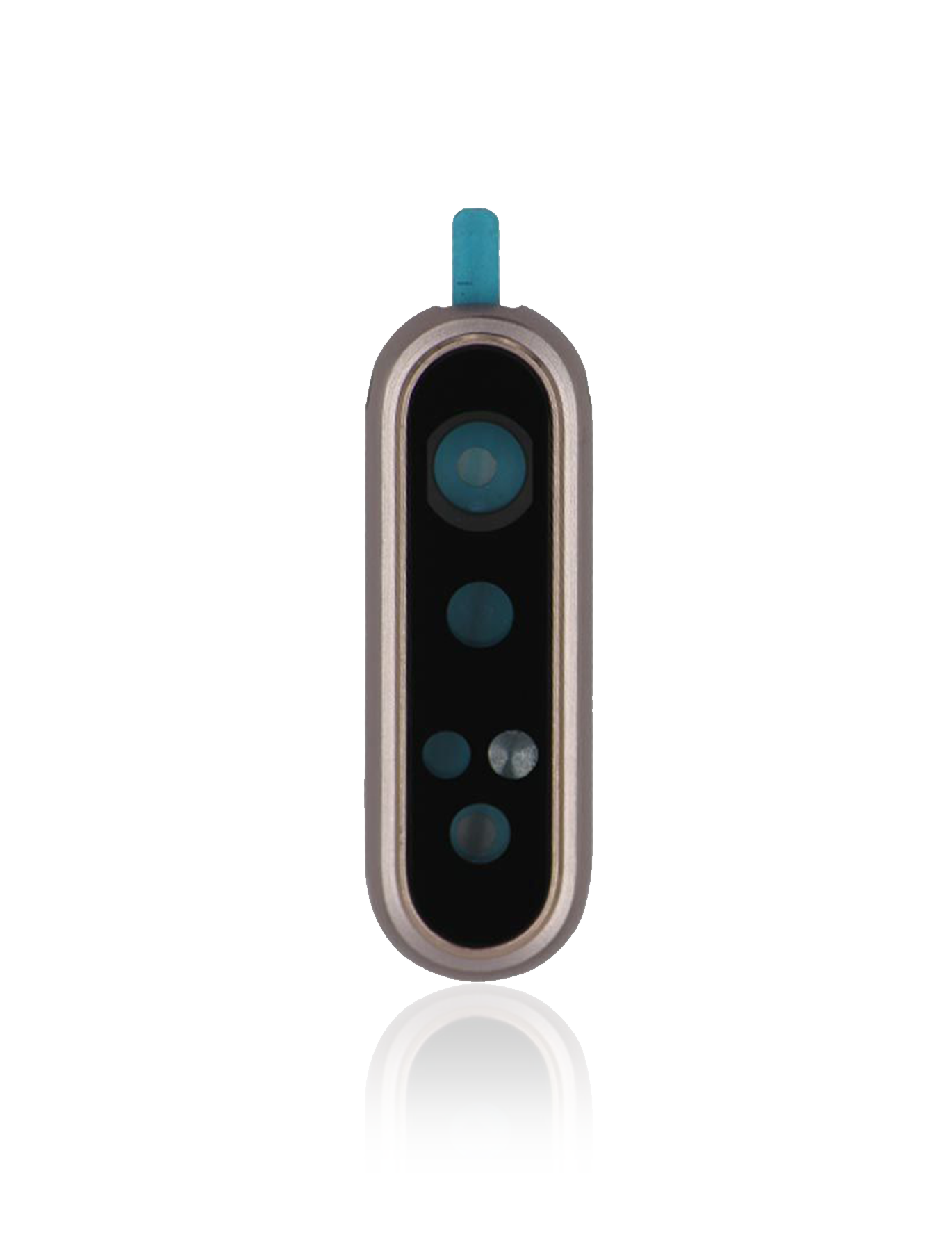 Kameralinse hinten mit Halterung / Bezel für Samsung Galaxy A80 (A805 / 2019) (Angel Gold)