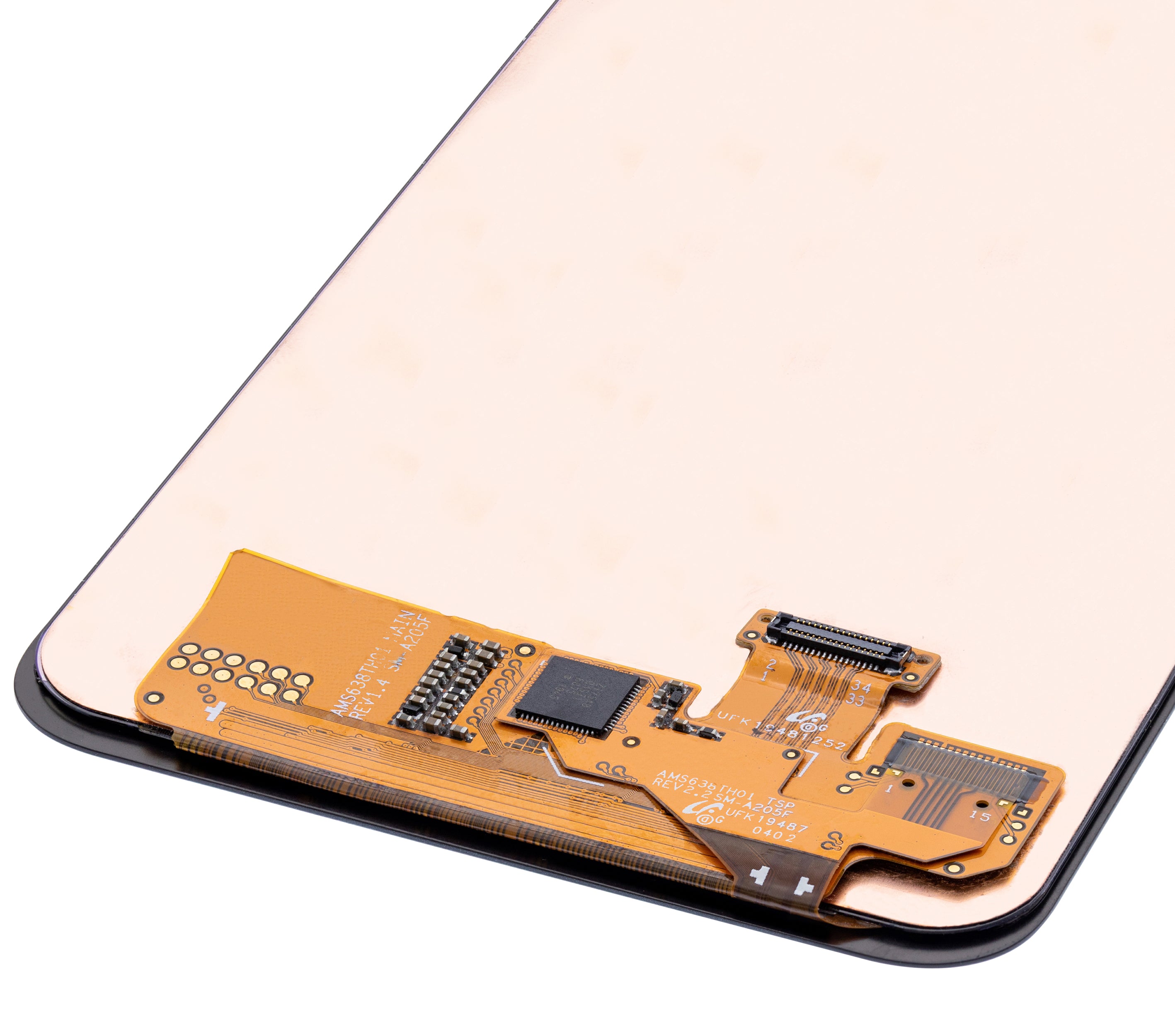 OLED-Display ohne Rahmen für Samsung Galaxy A20 (A205) Refurbished