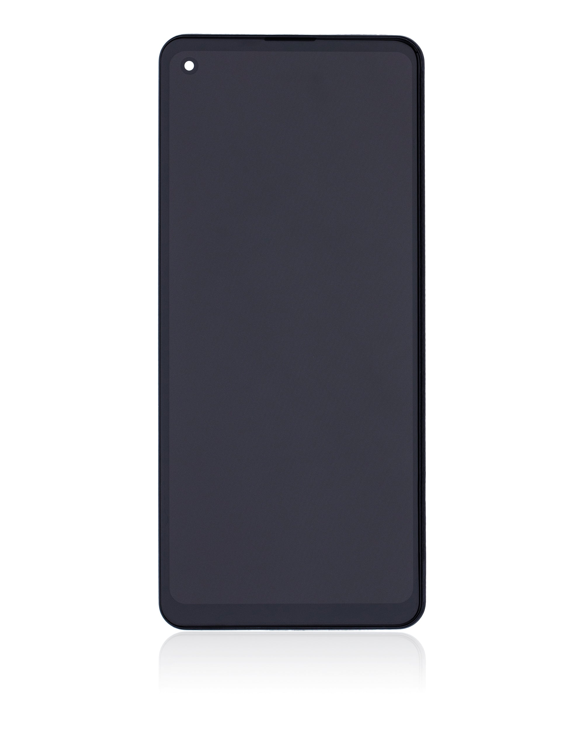 LCD-Display mit Rahmen für Samsung Galaxy A21s (A217 / 2020) (Service Pack) (Schwarz)