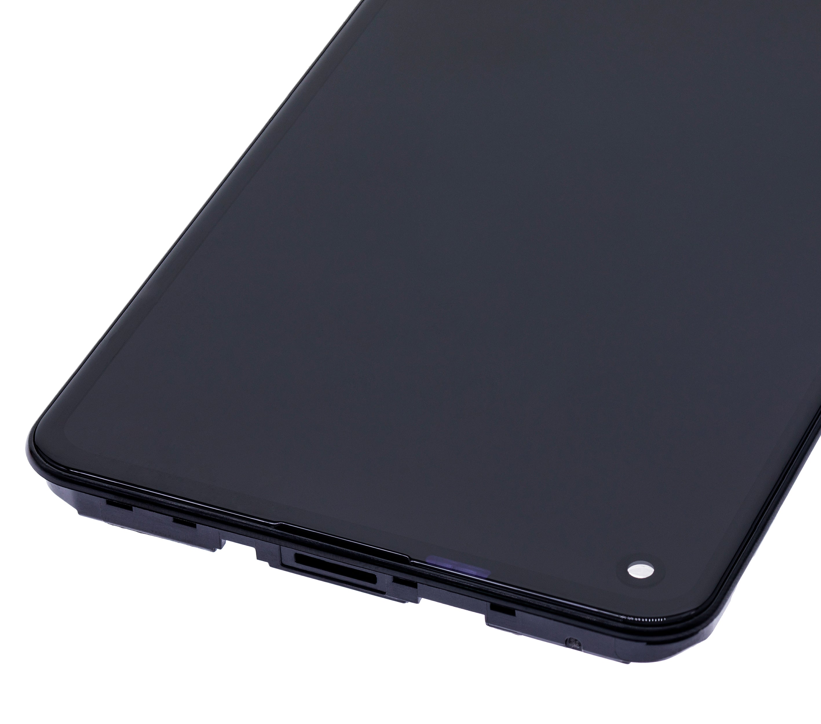LCD-Display mit Rahmen für Samsung Galaxy A21s (A217 / 2020) (Service Pack) (Schwarz)