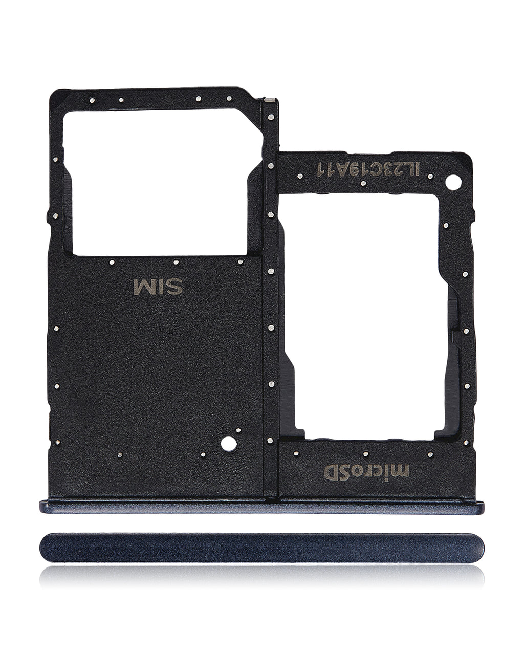Single-SIM-Kartenfach für Samsung Galaxy A20e (A202 / 2019) Schwarz